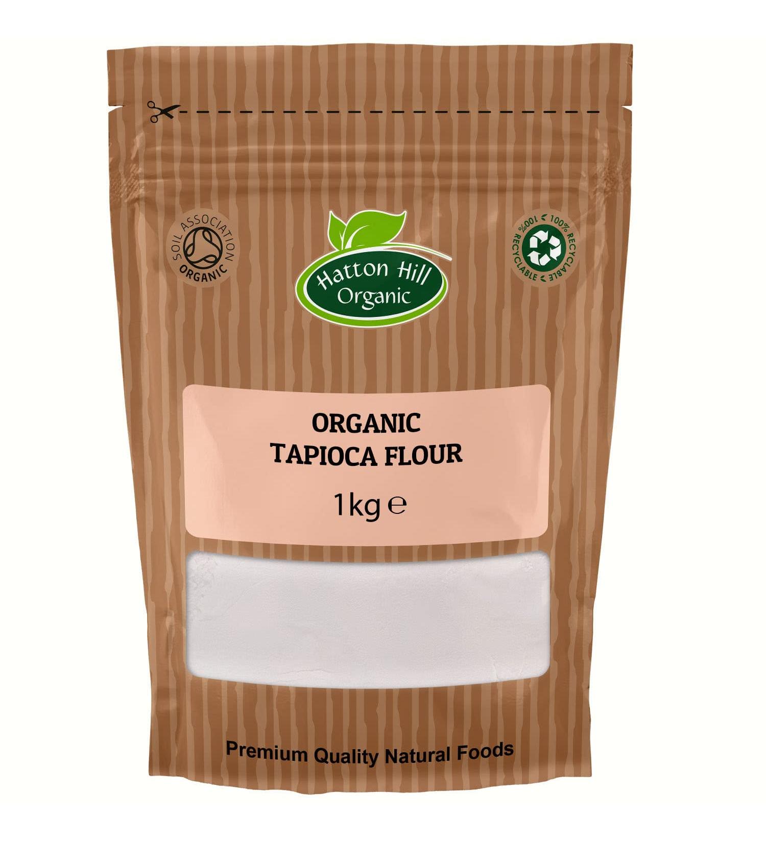 Organic Tapioca Flour 1kg by Hatton Hill Organic - Free UK Delivery - Buy Online on GoSupps.com