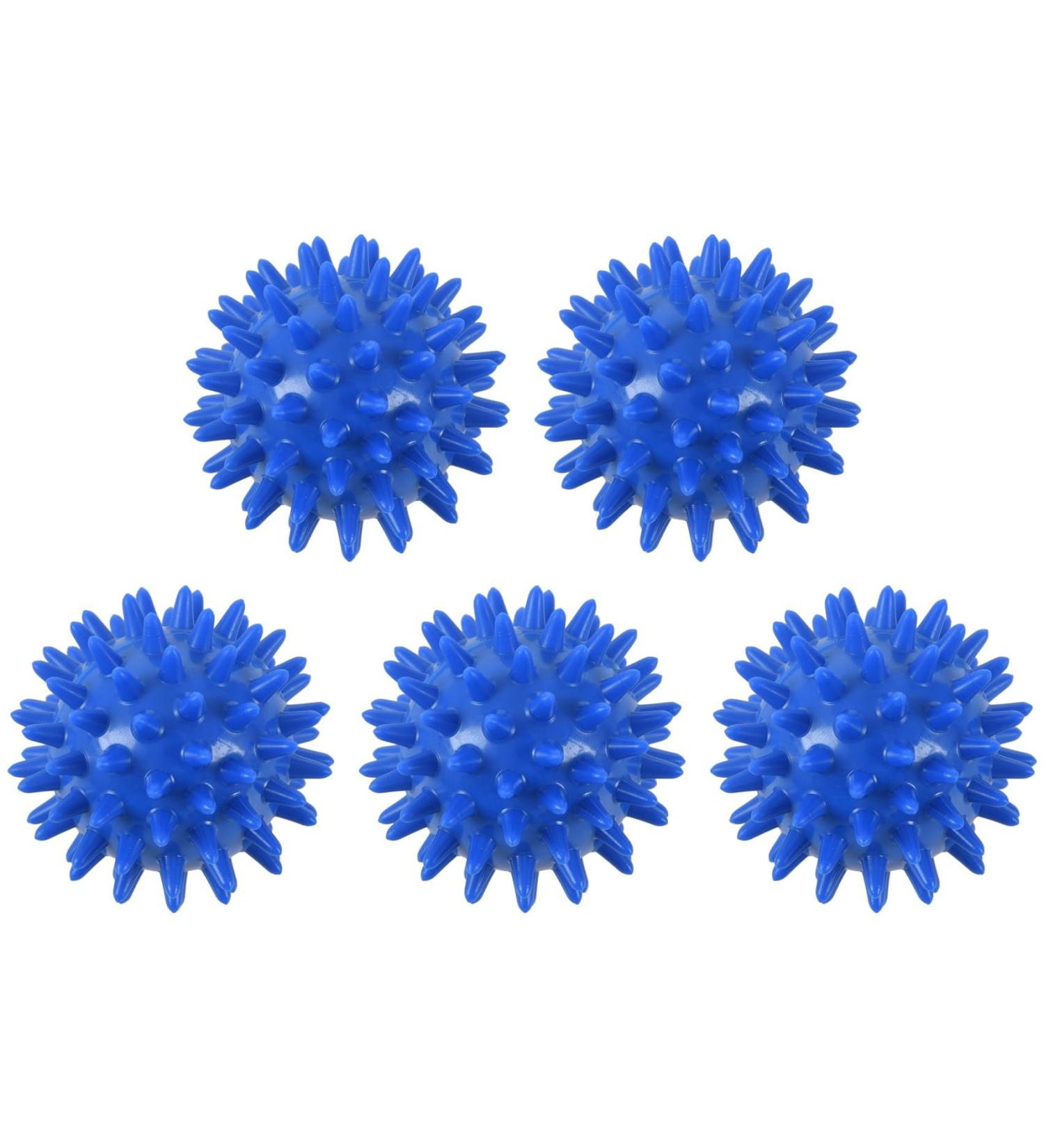 Clyictz 5pcs Soft Massage Balls - 5.5cm Blue for Palm Feet Arm Neck & Back Relief - Ideal for International Shipping - Buy Online on GoSupps.com