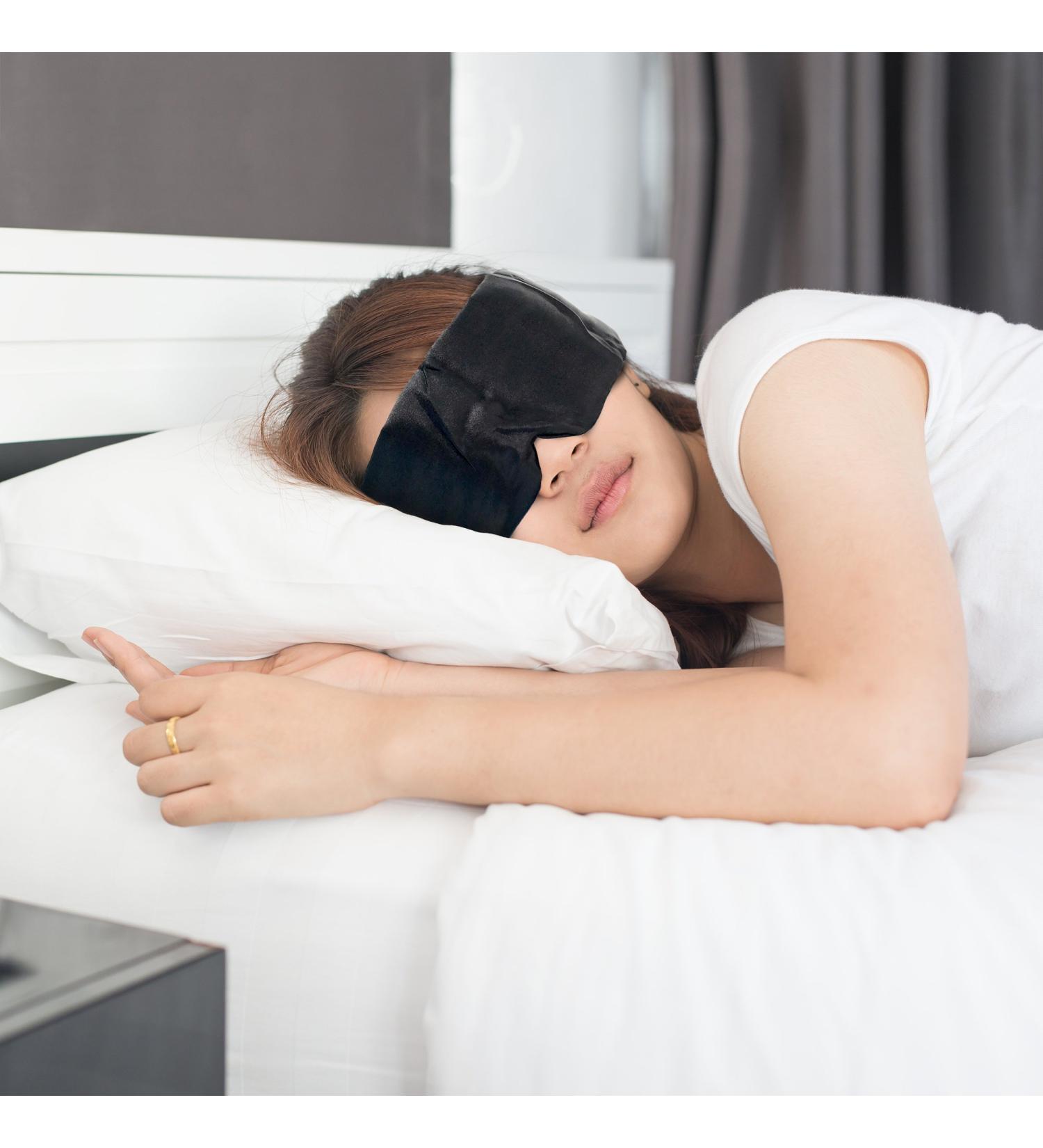 Silky Sleep Eye Mask - The Eliminator Sleep Blindfold Aid for Men and Women - Buy Online on GoSupps.com