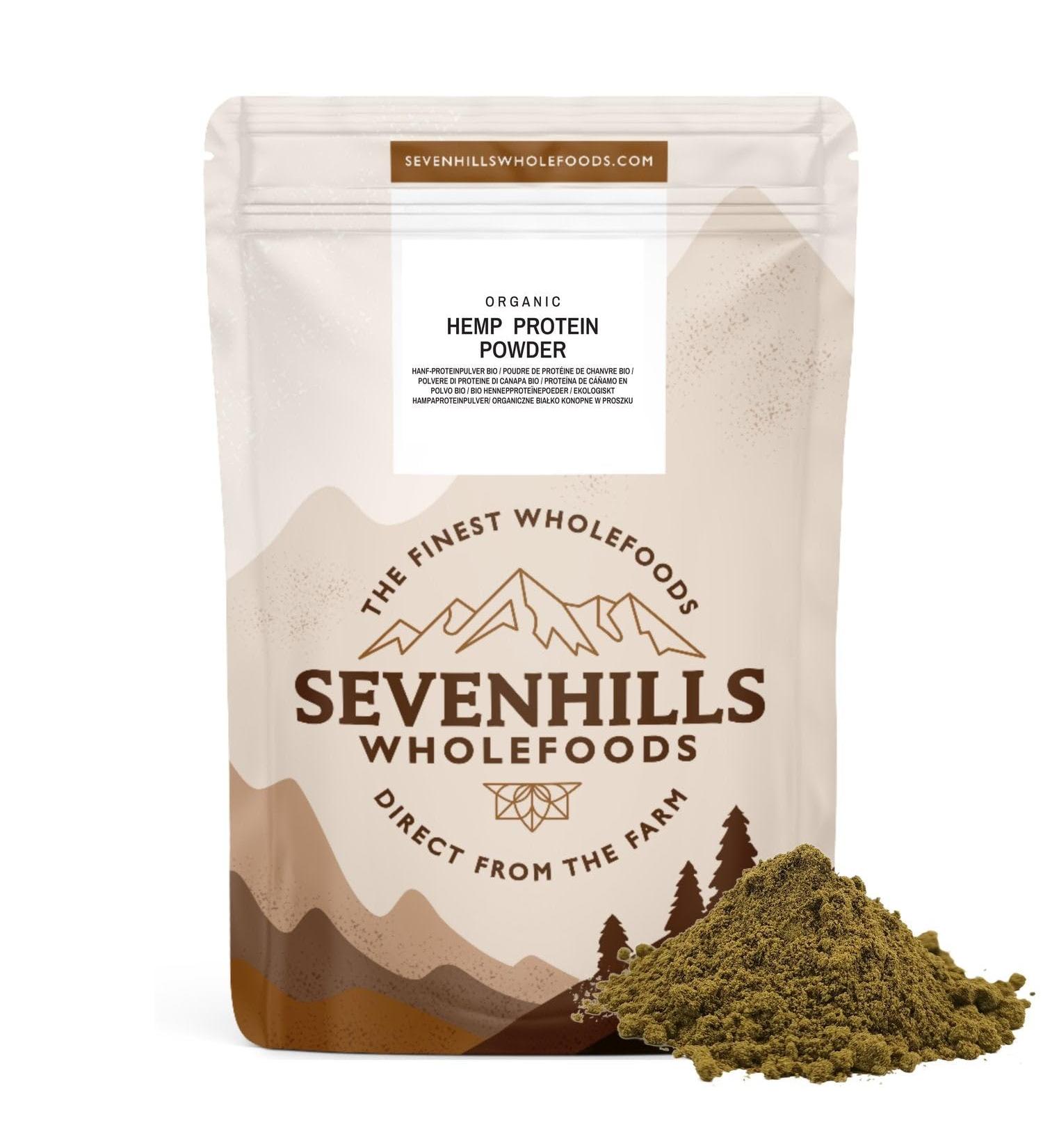 Sevenhills Wholefoods Organic Hemp Protein Powder 2kg - Pack of 1 | Vegan, Gluten-Free Superfood - Buy Online on GoSupps.com