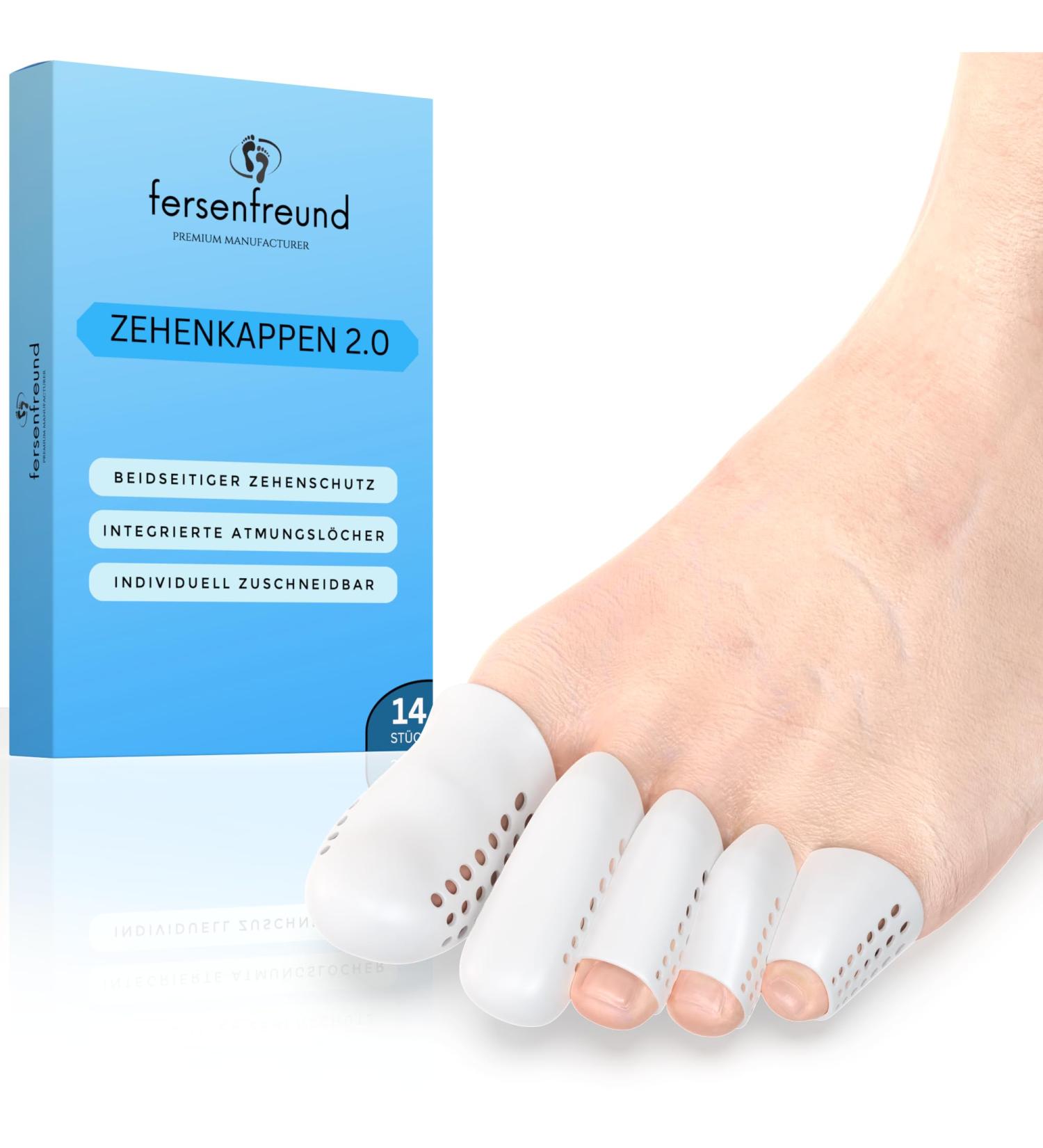 Buy Hedge Friend Toe Protection - Premium Silicone Toe Caps Set for Big & Small Toes - Anti-Bubble & Shear - 2024 Novelty 14er Multi-Set - Buy Online on GoSupps.com