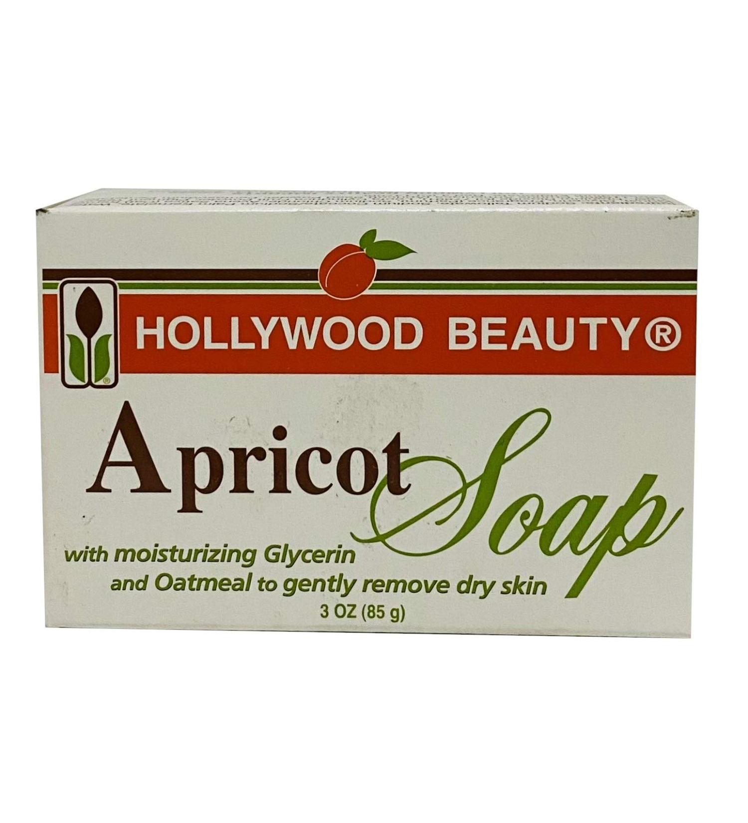 Hollywood Beauty Apricot Soap - 3 Ounce | Nourishing Gray Soap for Radiant Skin | International Shipping Available - Buy Online on GoSupps.com