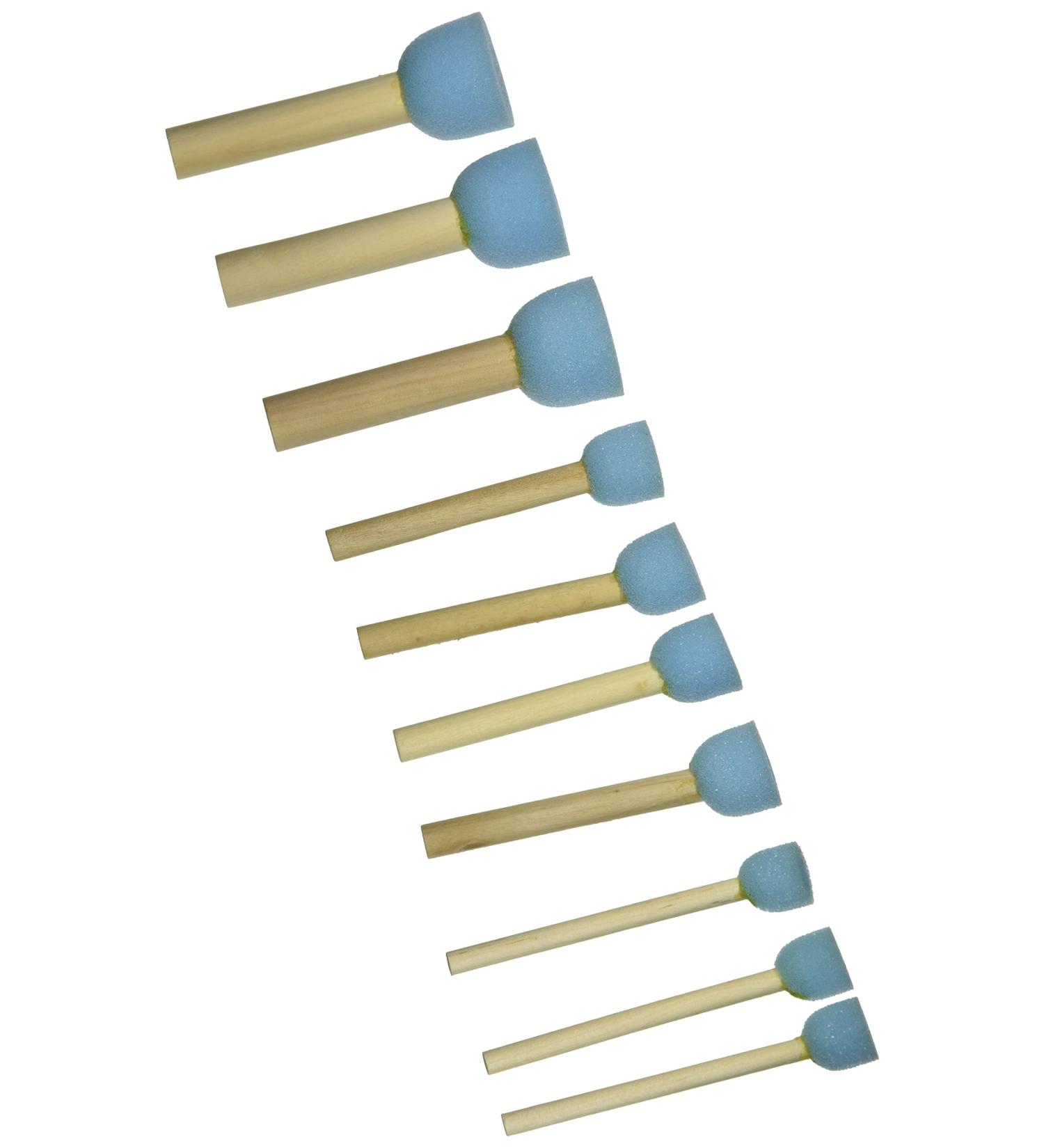 Sponge Stippler Set  (3) 1/4  (4) 3/4  (3) 1  1/4  10/pkg