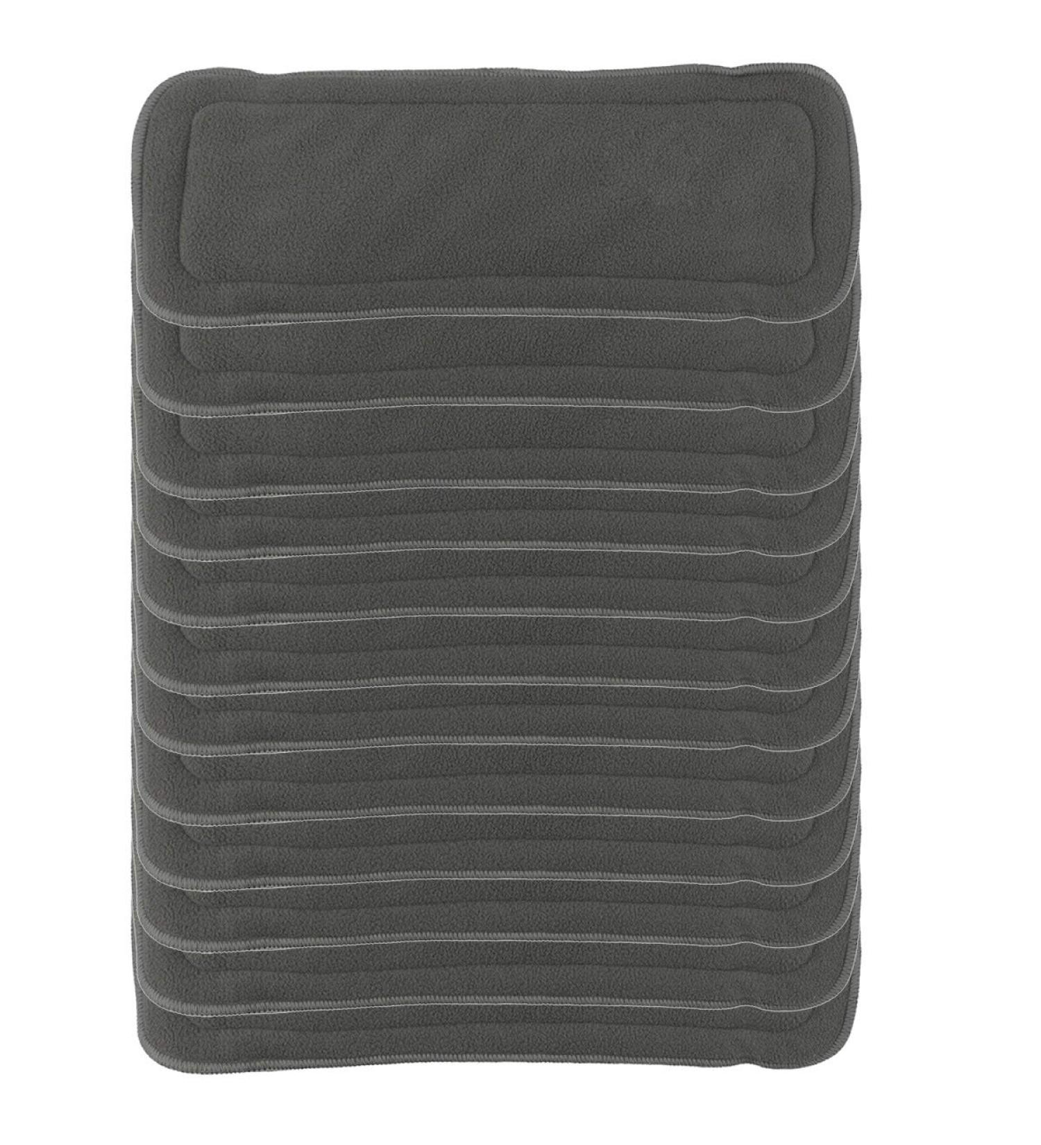 Happy Cherry Baby Diapers - Washable Reusable Bamboo Fabric Cloth Diaper Inserts Set of 12 - Soft Eco-Friendly Black - Buy Online on GoSupps.com