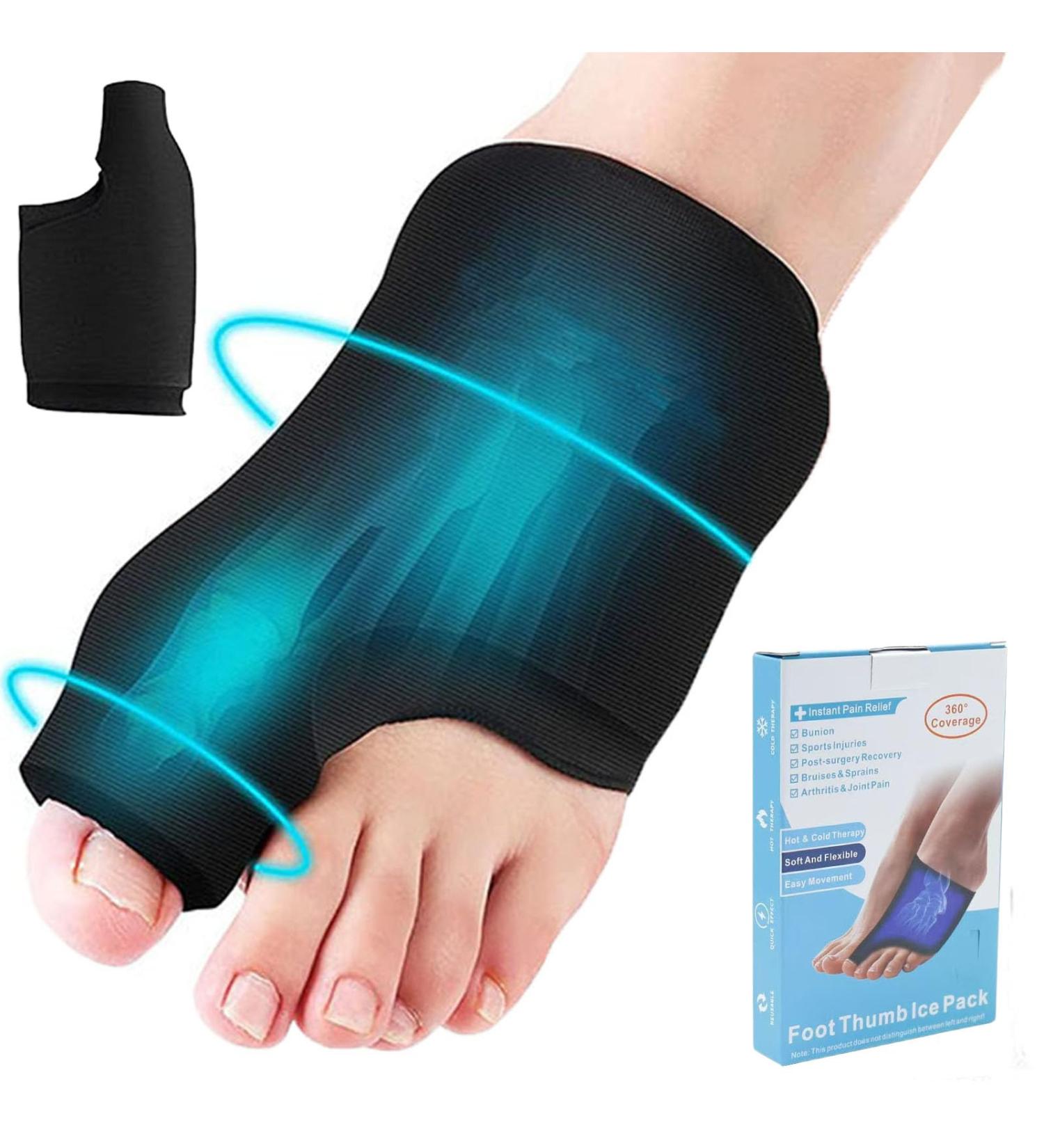1 x Toe Ice Pack Cold Heat Therapy Gel Forefoot for Swelling Plantar Fasciitis Blisters Bunions Hallux Valgus Sports Inj - Buy Online on GoSupps.com