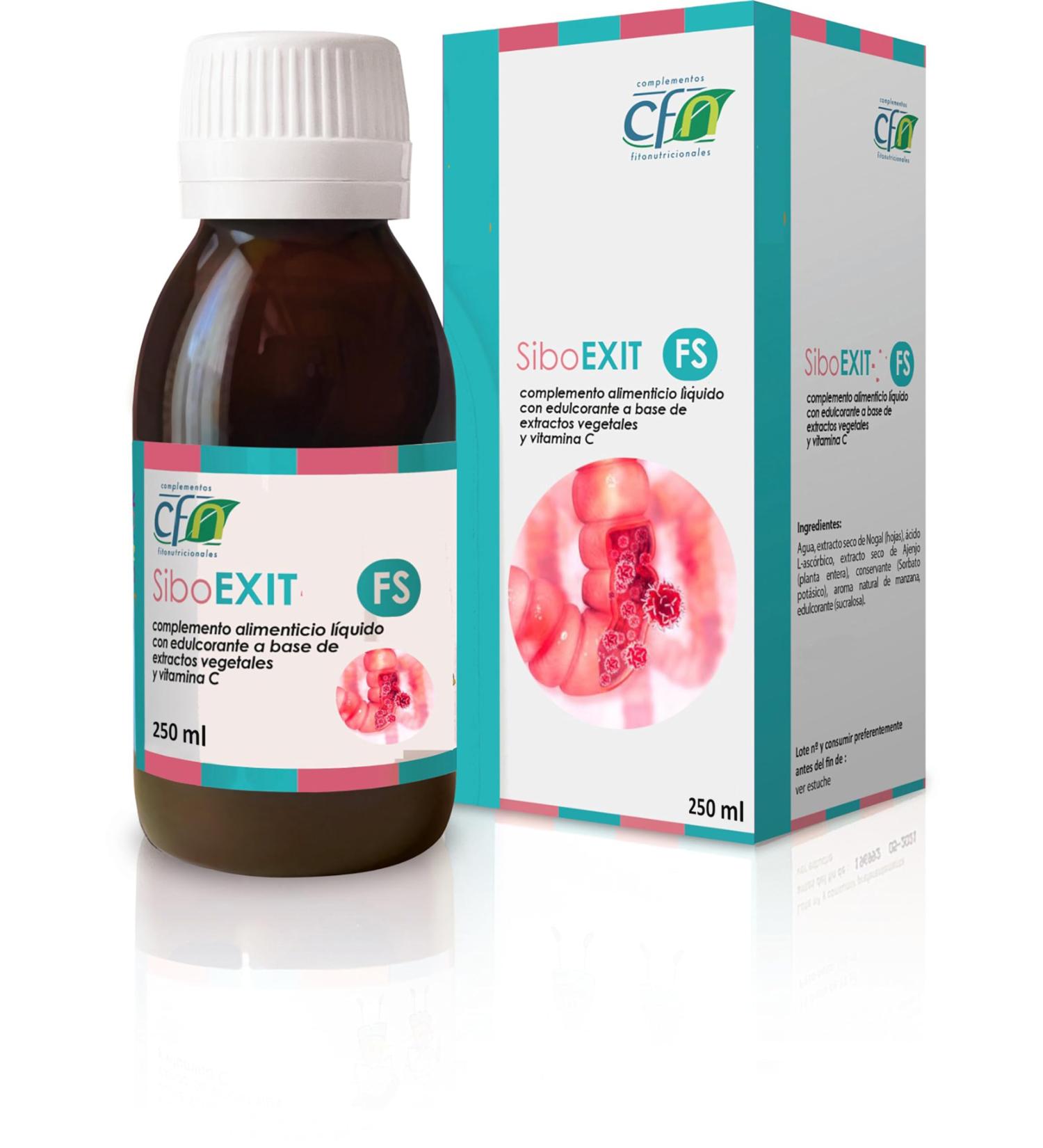 CFN SIBO EXIT 250ml. produit sp cialis pour un usage quotidien contenance 250 ml peut tre utilis r guli rement selon les besoins individuels et est con u pour offrir un grand confort d utilisat