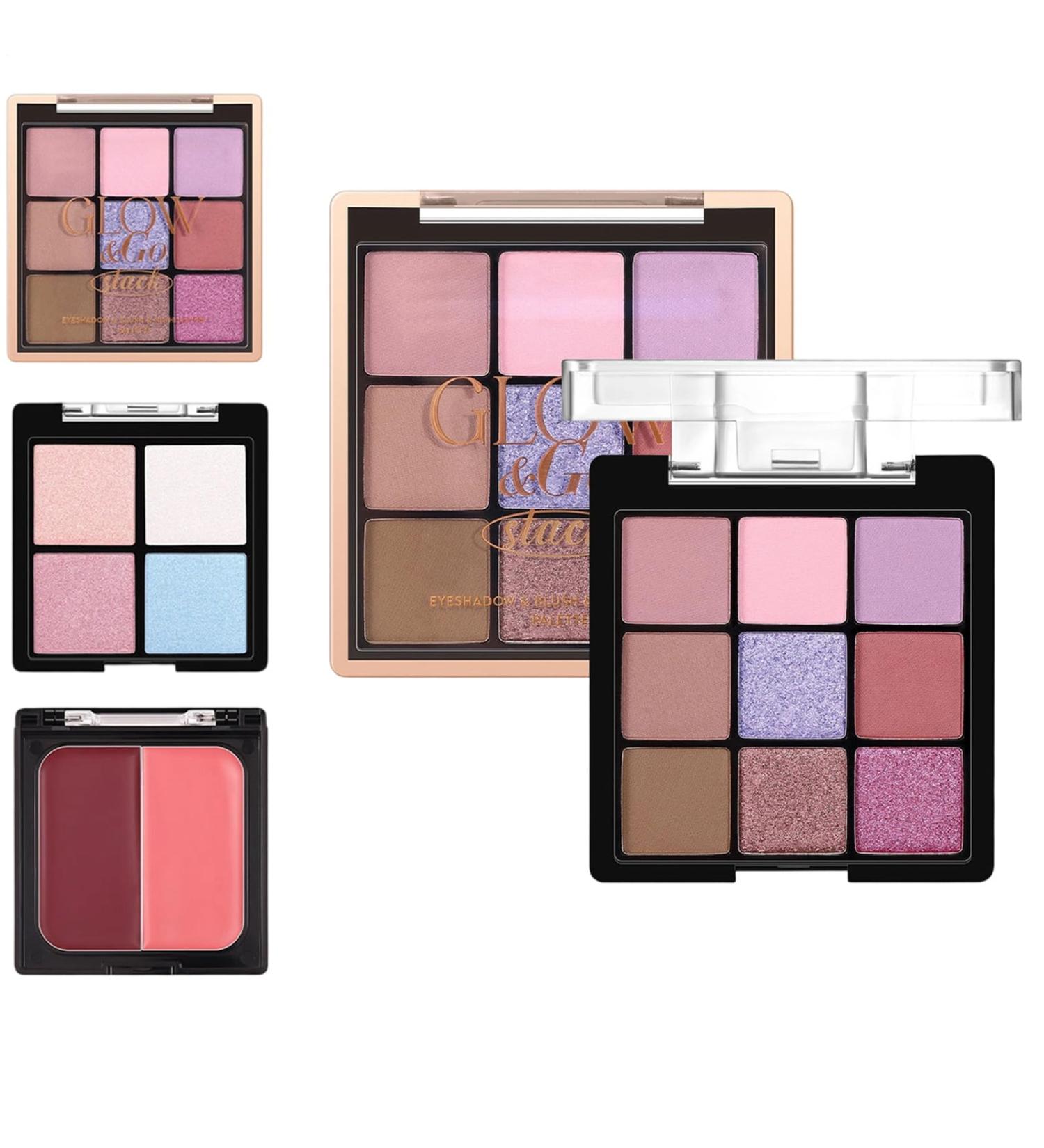 Misaakoeq Makeup Pallet for Women Shadows Blush Highlighter Palette Soft Long Lasting Cosmetics for Mature Skin Face Eyes Beauty Travel 01 - Buy Online on GoSupps.com