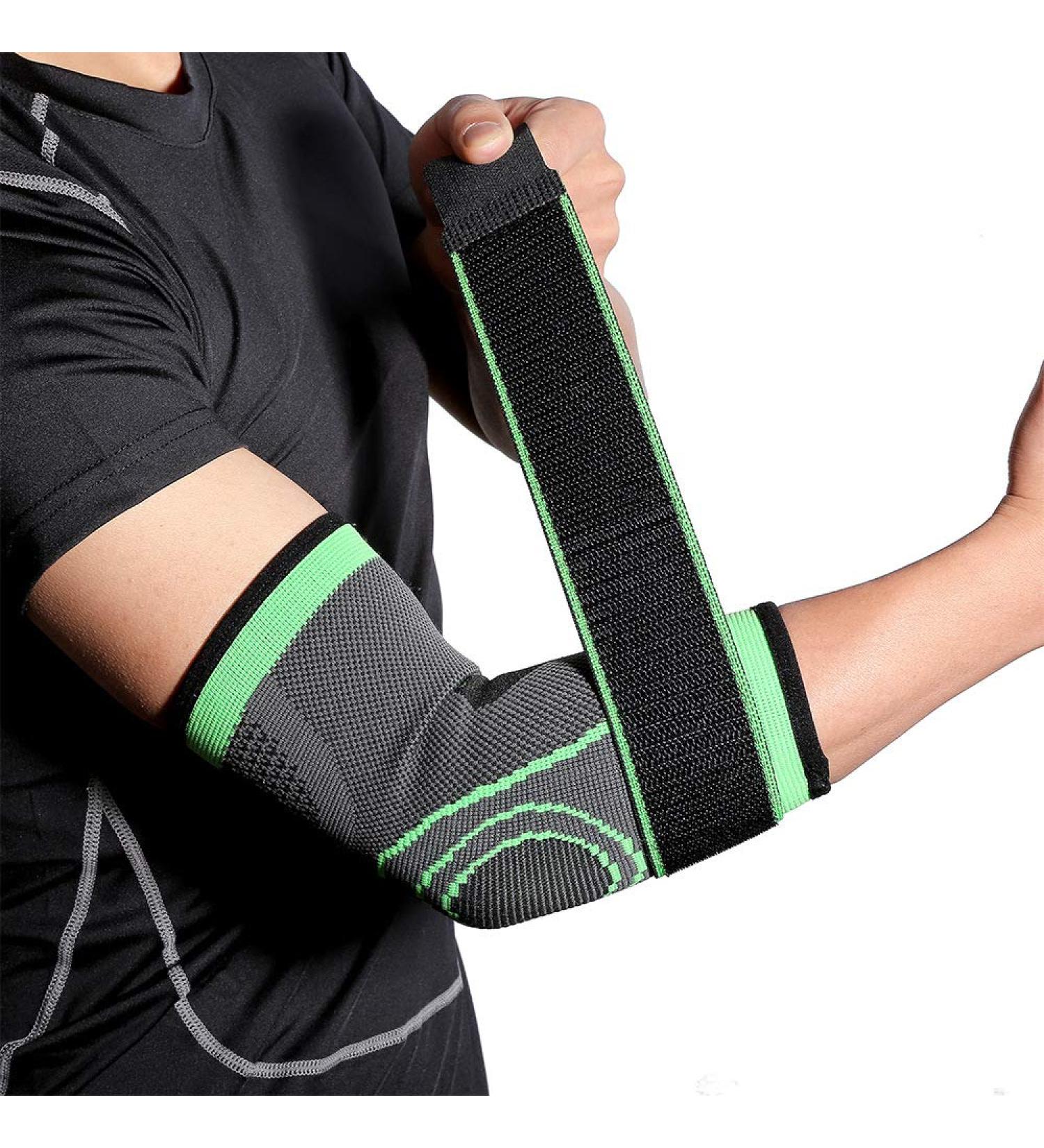 Tennis Elbow Brace for Tendonitis Recovery - Adjustable Compression Sleeves (2 Pack) for Men & Women | Pain Relief & Support - Buy Online on GoSupps.com