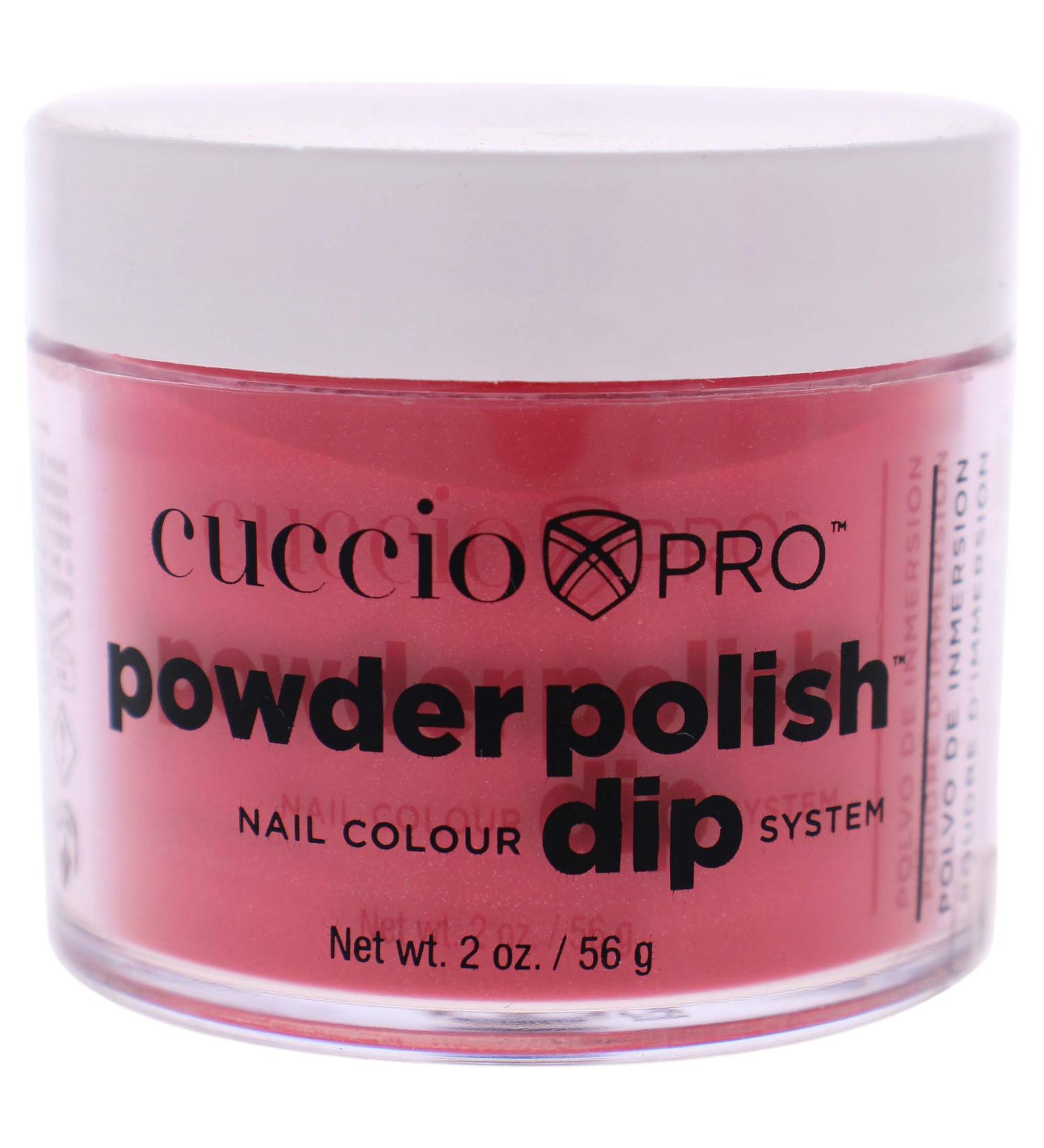 Cuccio Pro Powder Polish Dip - Soir e  Not Sorry - Nail Lacquer for Manicures & Pedicures  Easy & Fast Application/Removal - No LED/UV Light Needed - Non-Toxic  Odorless  Highly Pigmented - 2 oz