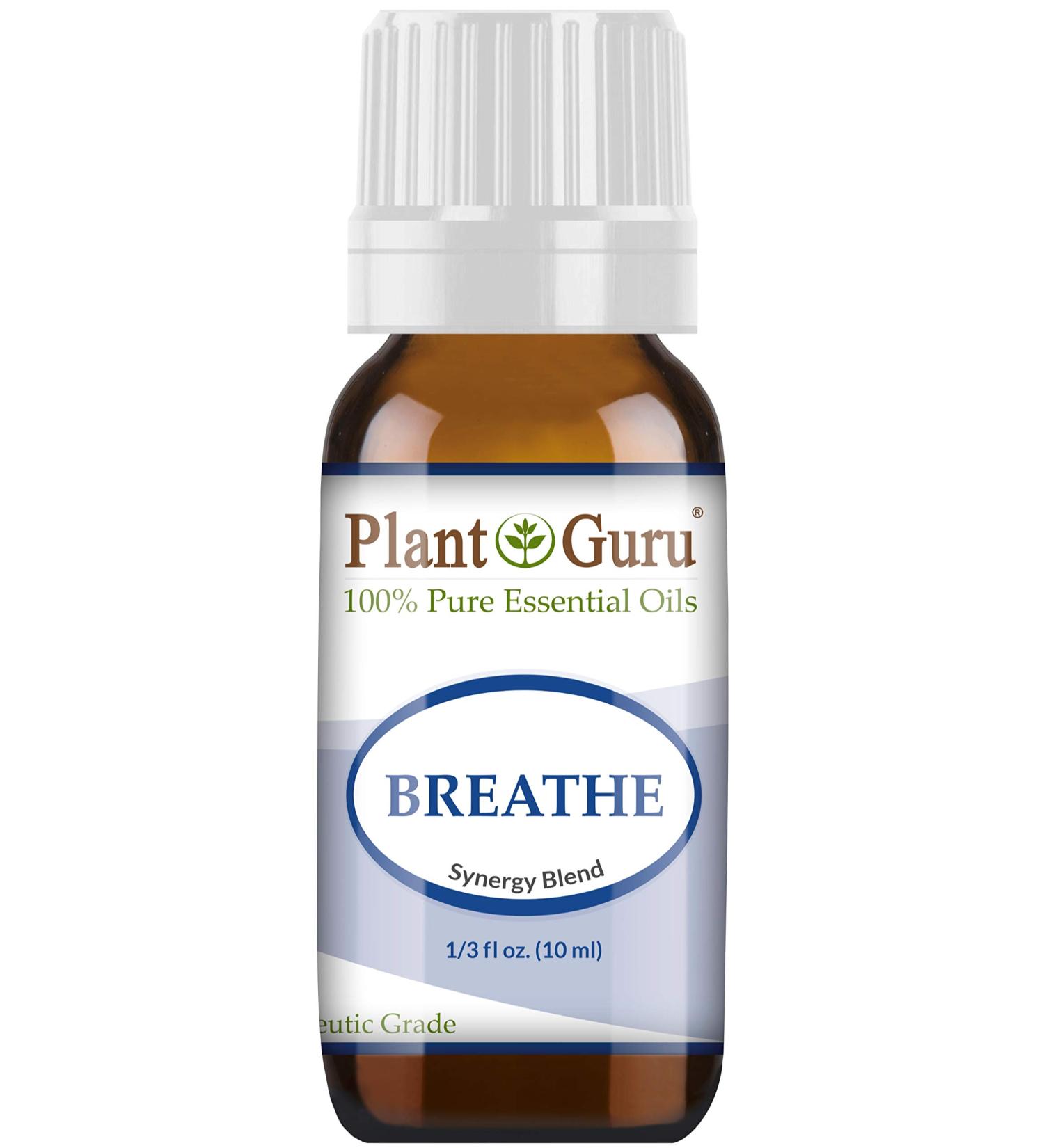 Plant Guru Breathe Synergy Blend 10 ml - 100% Pure Therapeutic Grade Essential Oil