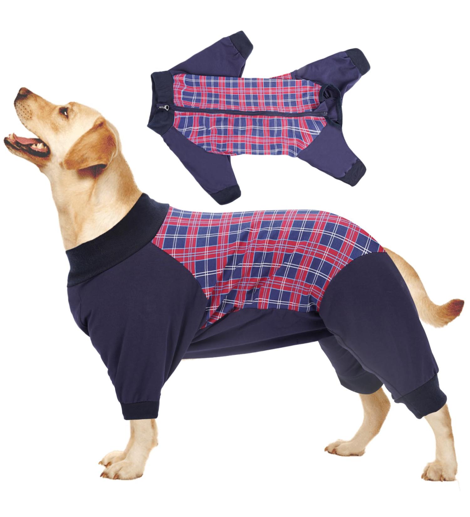 Heywean Dog Body Suit - Post-Surgery Zippered One-Piece for Dogs | Long-Sleeved Recovery Outfit for Neutered & Spayed Dogs - Buy Online on GoSupps.com