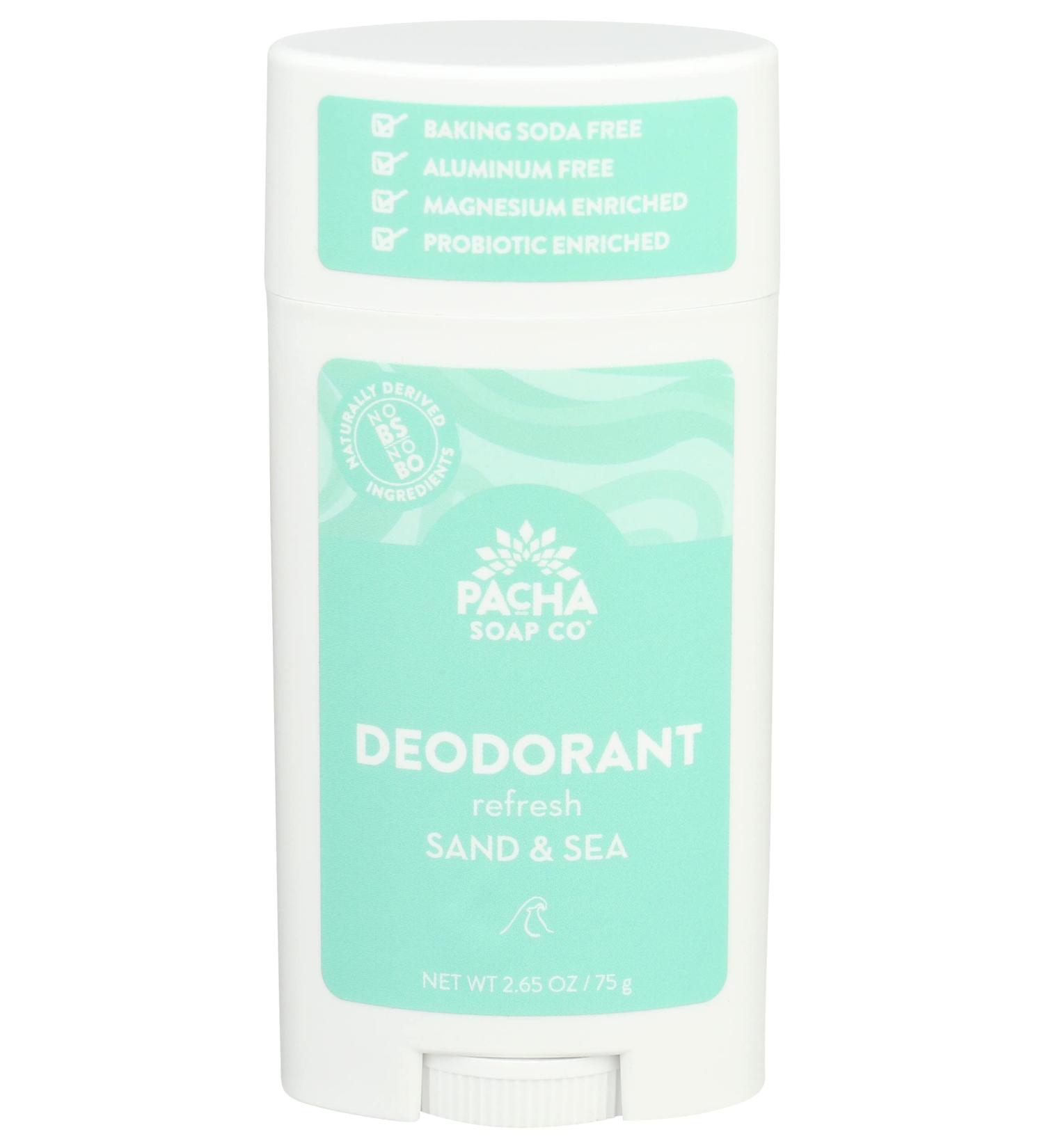PACHA SOAP Sand & Sea Deodorant - 2.65 OZ | Natural Deodorant for Long-lasting Freshness - Buy Online on GoSupps.com