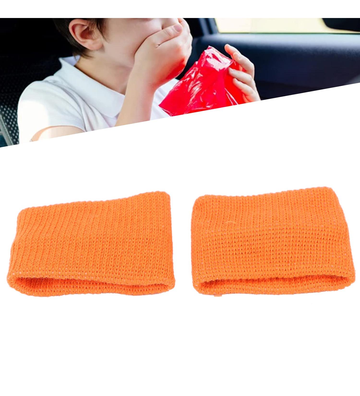 Medication-Free Travel Bracelet for Nausea & Motion Sickness Relief | Acupressure Wrist Band & Headband - Orange - Buy Online on GoSupps.com