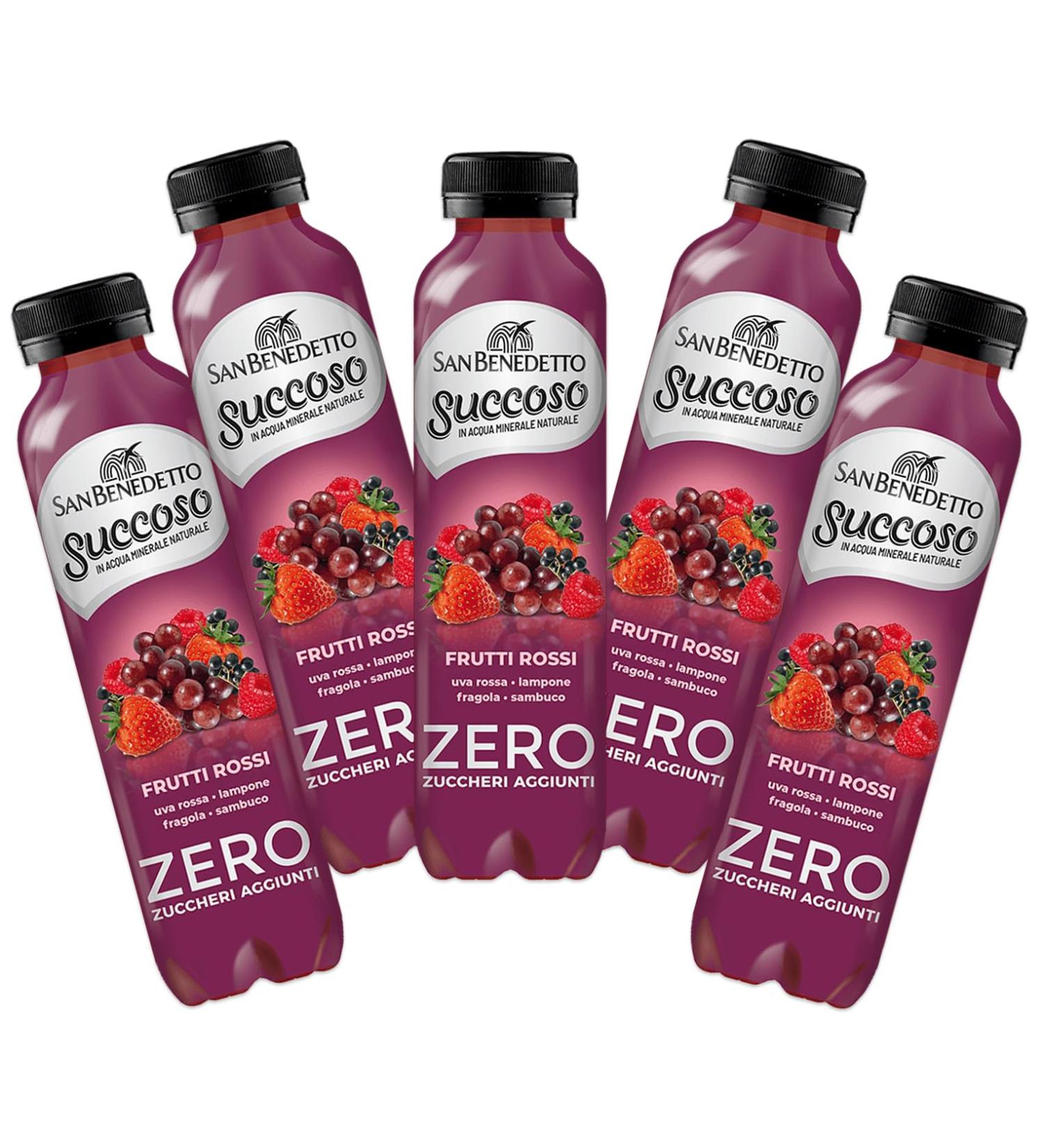  CAIYA 5X Saint Beno t Juicy Zero Red Fruits Fruit Flavored Drink 400ml 5 Bottles - Summer Drink 2023 - Buy Online on GoSupps.com