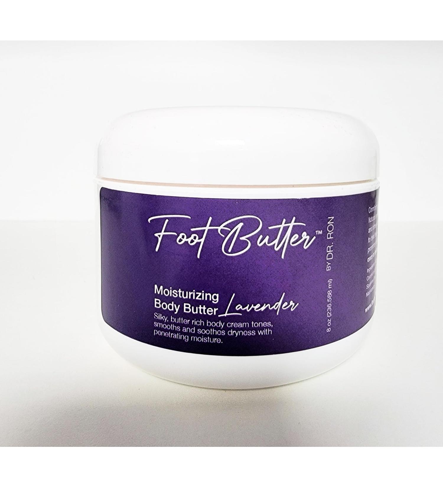Dr. Ron Lavender & Vanilla Foot Butter - 8 oz Moisturizing Body Butter for Soft Smooth Feet | International Shipping Available - Buy Online on GoSupps.com