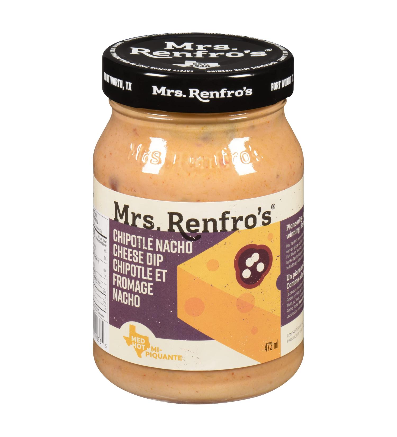 Mrs. Renfro's Chipotle Nacho Cheese Sauce - 16 oz | Spicy Flavor for nachos & Dips - Buy Online on GoSupps.com