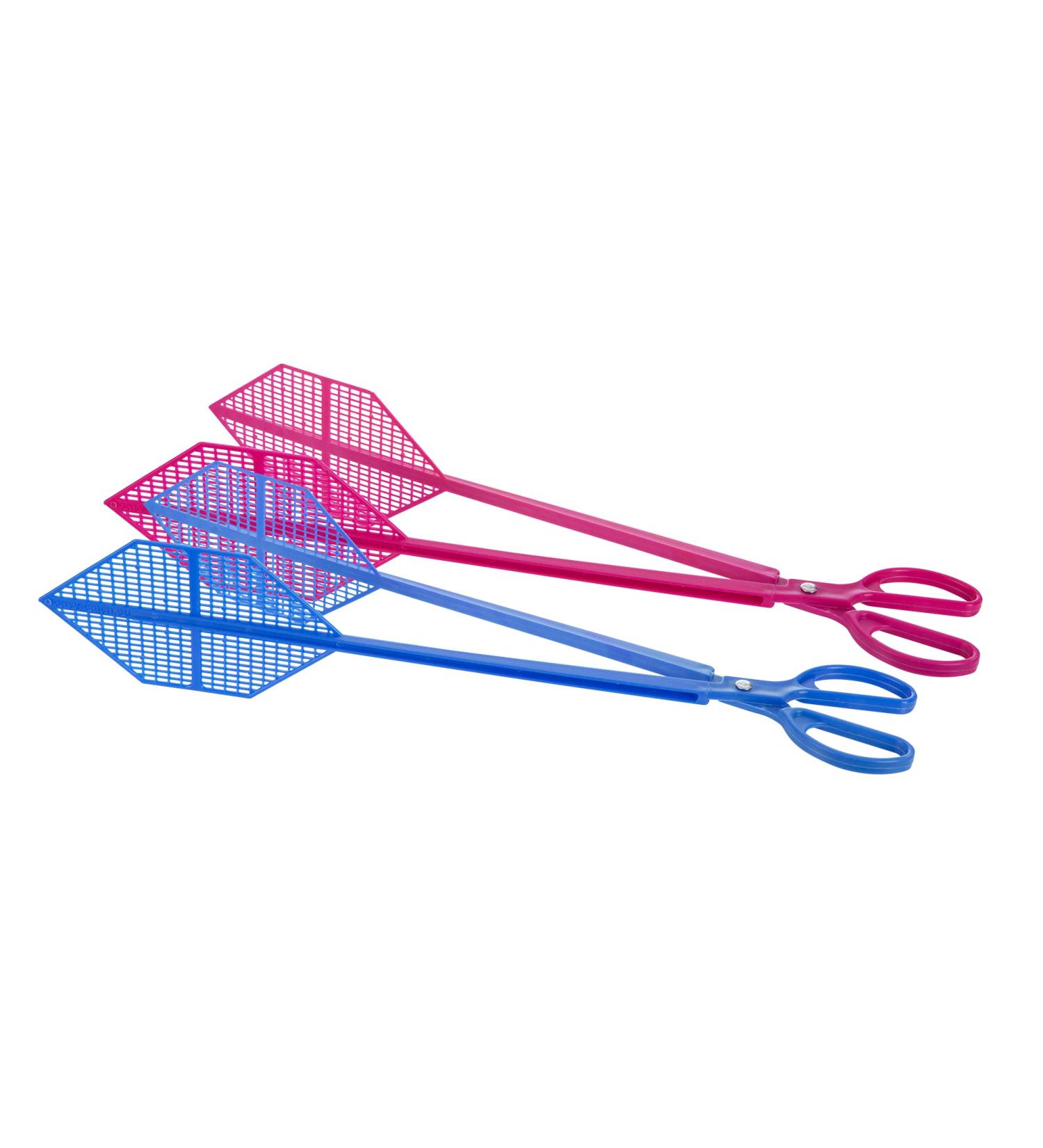 Jade Temple Fly Swatter Set of 2 - Pink & Blue | Effective Insect & Spider Control - Simple & Clean Design - Buy Online on GoSupps.com