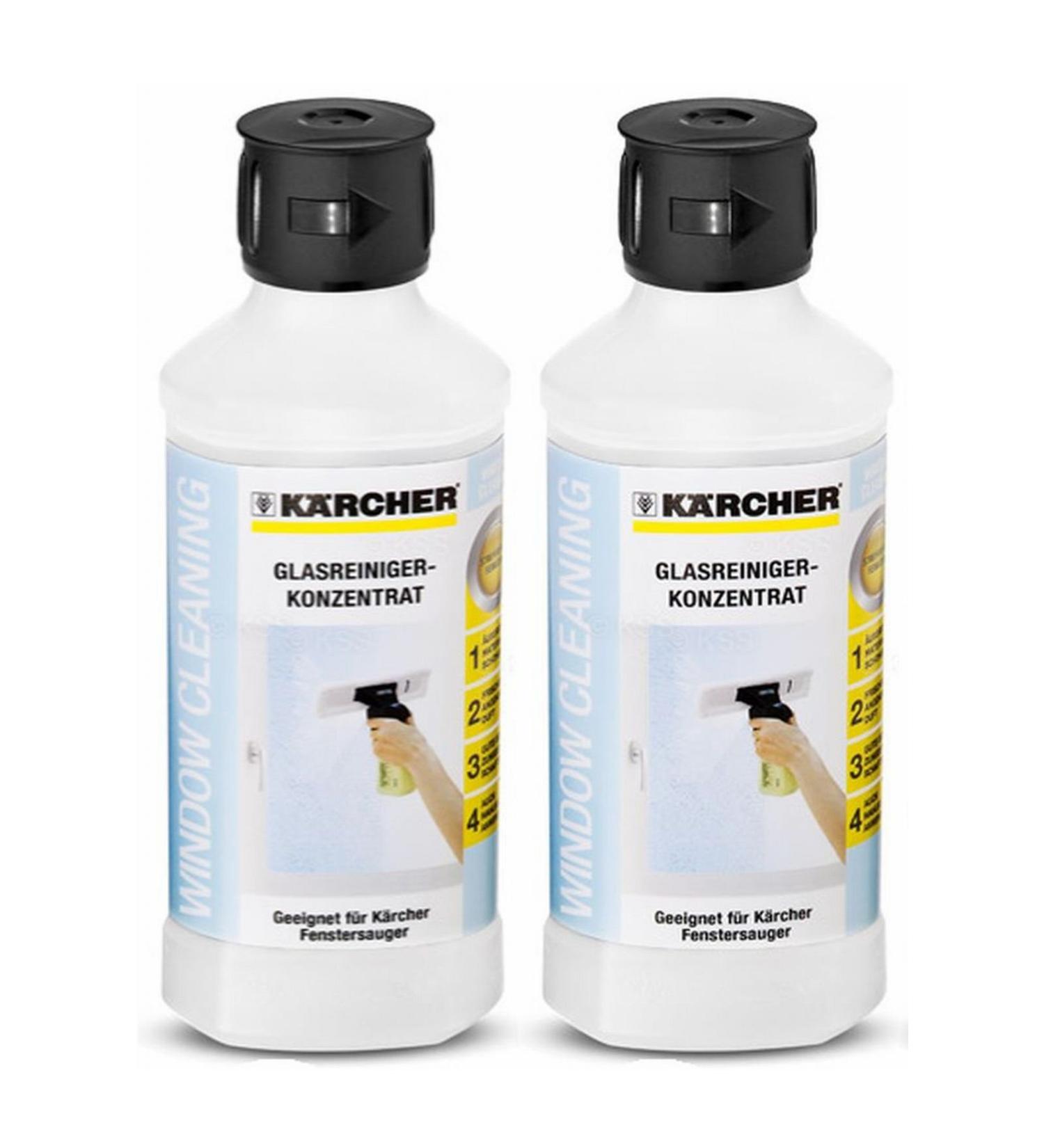 K rcher Glass Cleaner Concentrate - 1 Litre - 2 x 500 ml
