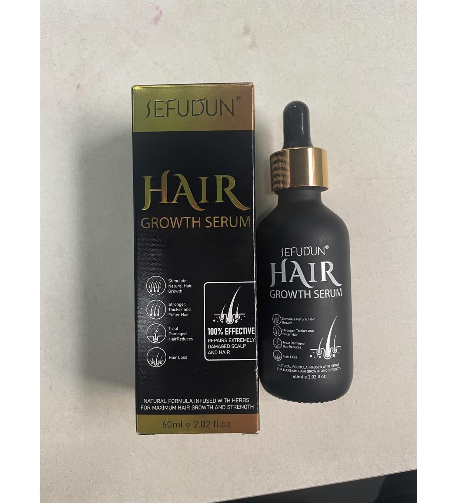 Bio 5% Hair Growth Oil | Biotin Hair Treatment for Men & Women | Stop Hair Loss & Thinning | Stronger Thicker Hair 60ml - Buy Online on GoSupps.com