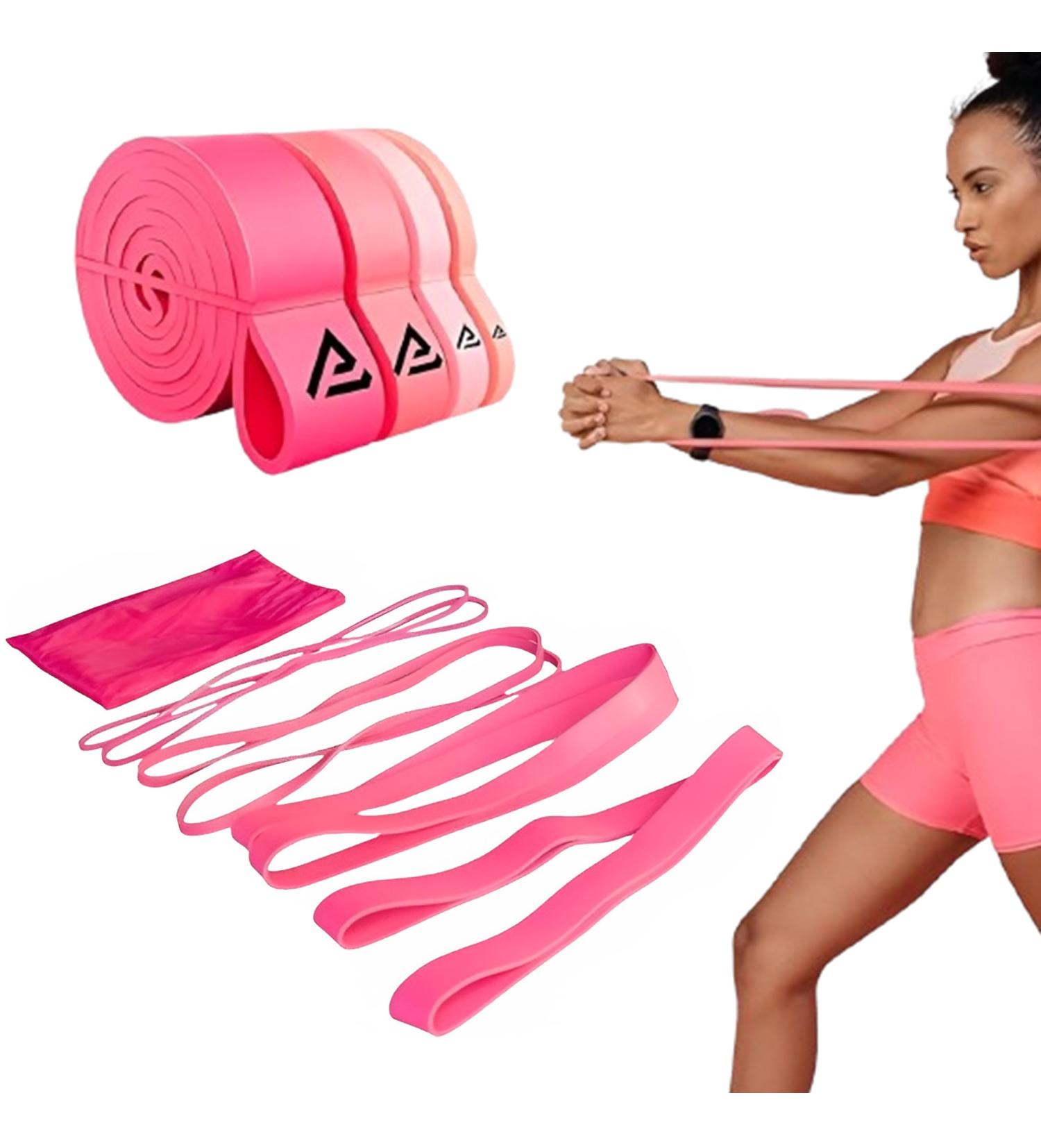 Perfect Stix Pull Up Resistance Bands for Women - 4 Sizes for Exercise Stretching & Powerlifting | International Shipping Available - Buy Online on GoSupps.com