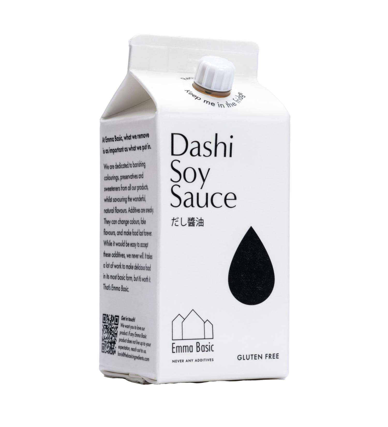 Emma Basic - Sauce soja dashi 200 ml | Sans gluten | Sauce soja sucr e | Vegan | Base pour soupe | Fabriqu au Japon 200 ml (Lot de 1) - Buy Online on GoSupps.com