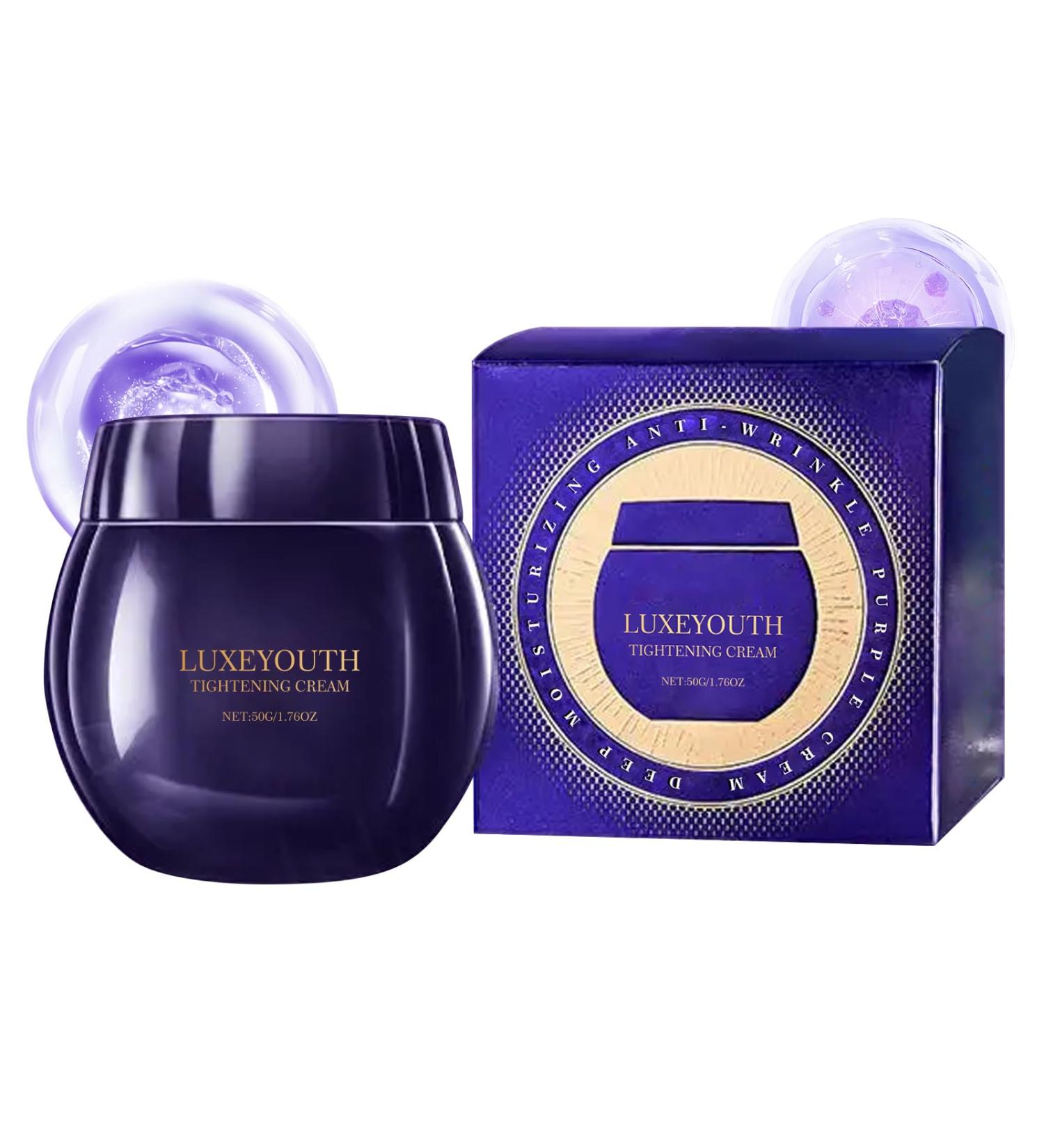 ARANYA LUXEYOUTH Tightening Cream with Glycerin Palmitoyl Tripeptide-5 and Acetyl Hexapeptide-8 Anti-Wrinkle Firming Moisturizer for All Skin Types 50g - Buy Online on GoSupps.com
