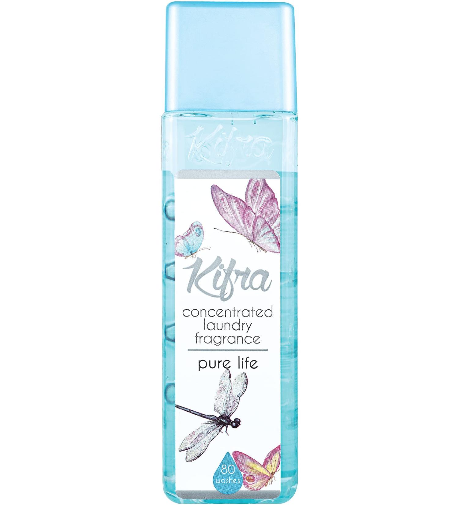 KIFRA PURE LIFE Concentrated Laundry Fragrance 200ml - Long-lasting Scent for 80 Washes - Buy Online on GoSupps.com
