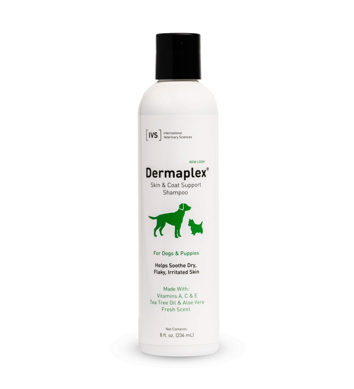 Dermaplex Skin & Coat Shampoo for Dogs & Puppies - Fresh Scent | 8 fl oz | International Veterinary Sciences - Buy Online on GoSupps.com