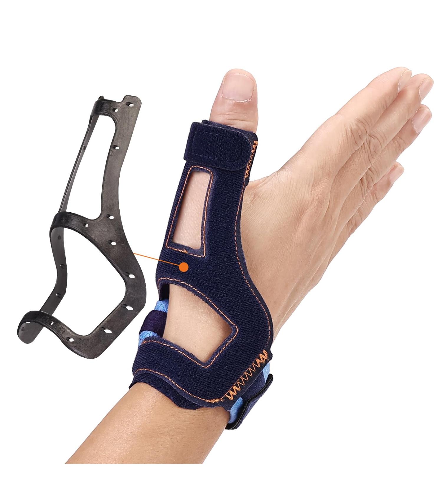 Ventilated Thumb Brace for Arthritis & Tendonitis Relief - Spica Splint for Trigger Finger | Men & Women (Medium 6.3-7.3 inch - Buy Online on GoSupps.com