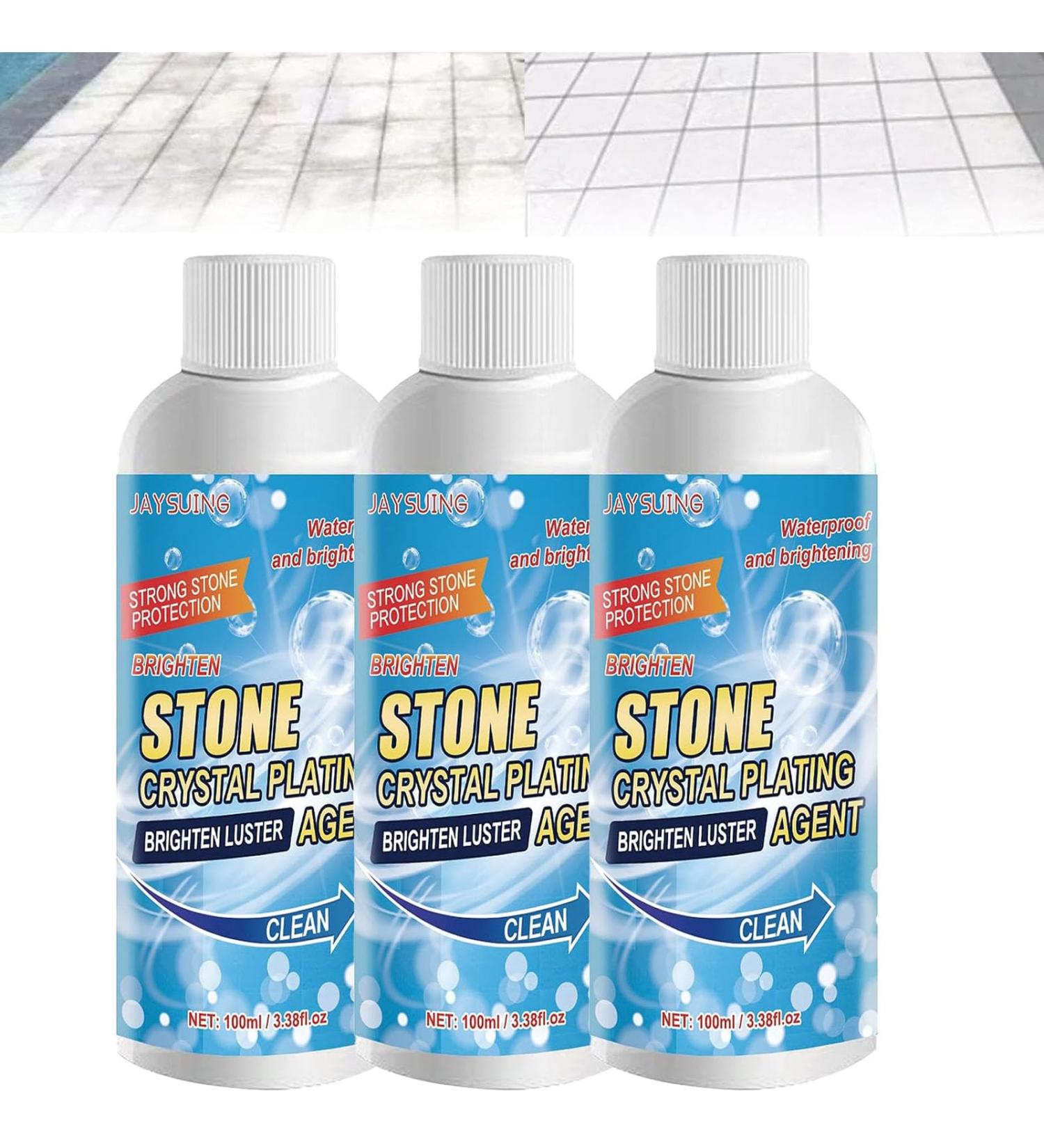 Stone Stain Remover Cleaner Marble Cleaner and Polish Crystal Plating Agen for Patio All Purpose Cleaner for Quartz Tile Granite Cooktops (3pcs) - Buy Online on GoSupps.com