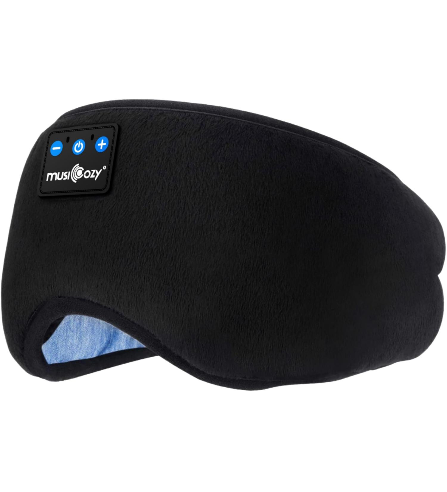 MUSICOZY Sleep Mask - Comfortable Breathable Eye Mask for Side Sleepers | Light Blocking Sleep Mask for Home Office & Travel - Buy Online on GoSupps.com