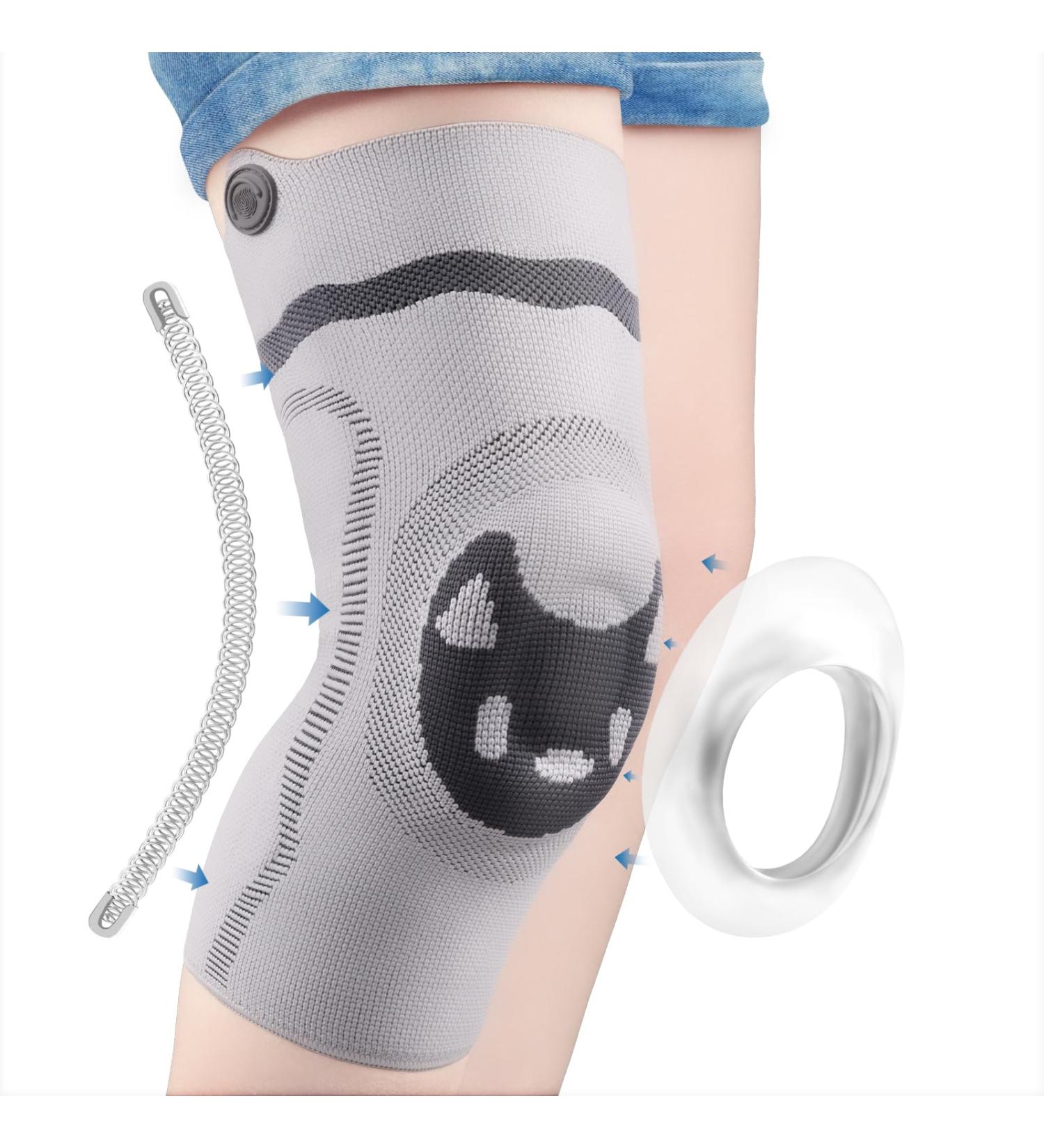 ProWaves Kniebandage f r Kinder Knieorthese f r Sport & Arthrose | Patella-Bandage mit Gelpolster f r Men & Frauen - Buy Online on GoSupps.com