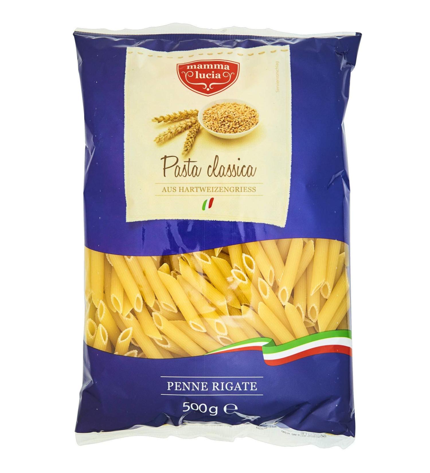 Mamma Lucia mamma lucia Pasta Penne Rigate Lot de 20 x 500 g