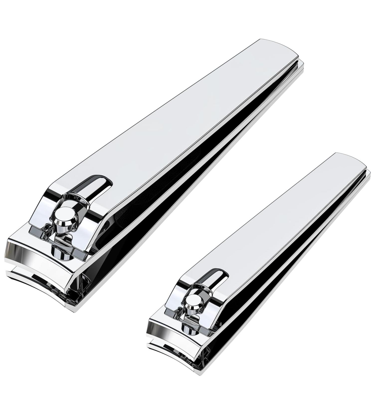 Buy Premium Stainless Steel Nail Clipper Set - Sharp Curved Blades for Men & Women | Durable Toenail & Fingernail Cutter - Buy Online on GoSupps.com