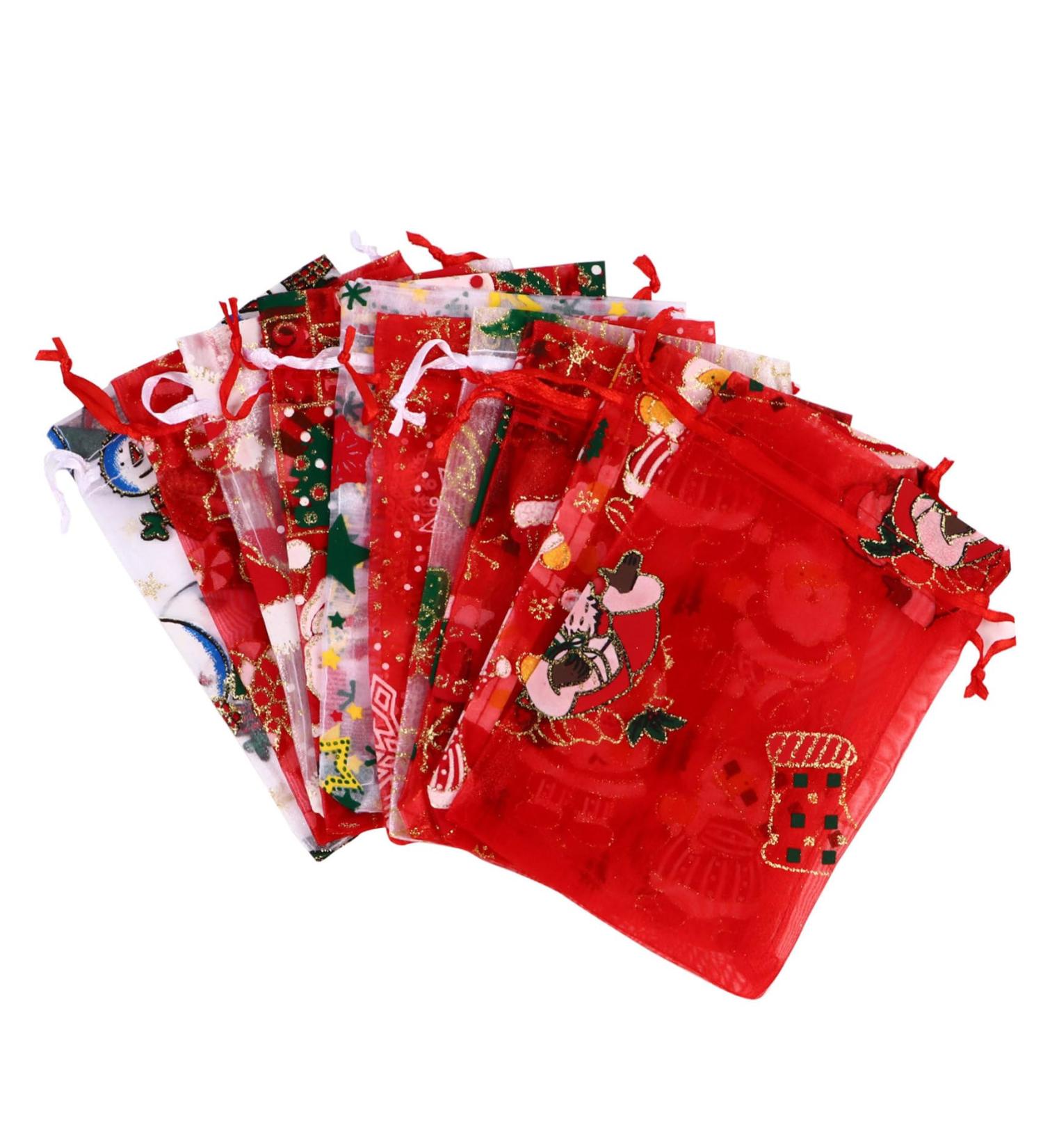 PLAFOPE 36pcs Christmas Cheesy Bag Clear Bags The Xmas Favor Bag Wrapping Bags Jewelry Elk 10X15CM As Shown - Buy Online on GoSupps.com