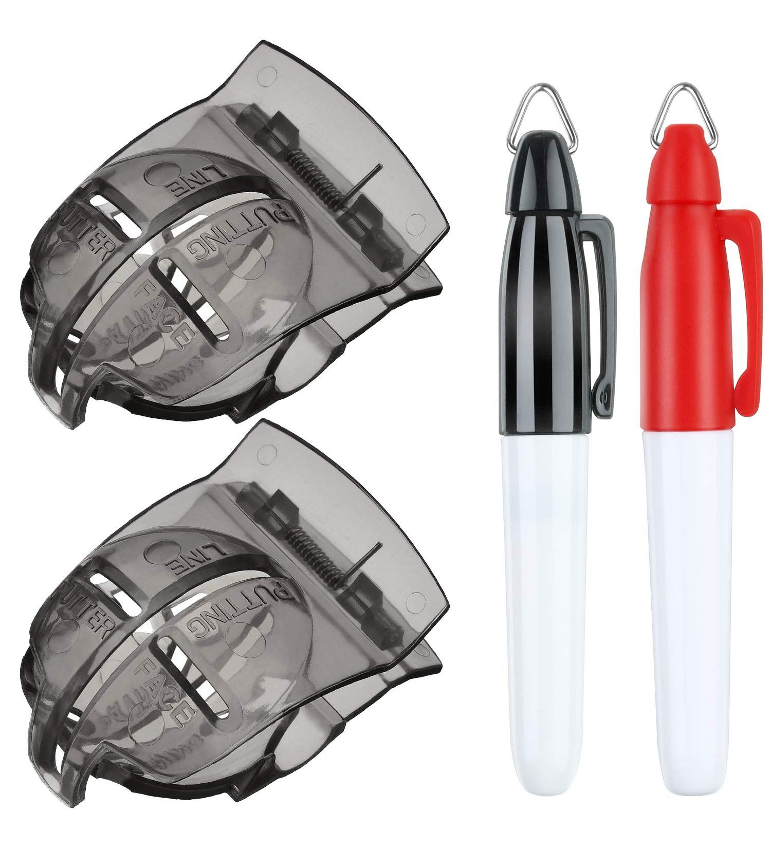 Willbond Golf Ball Line Liner and Marker Set - 4 Pieces Black - Buy Online on GoSupps.com