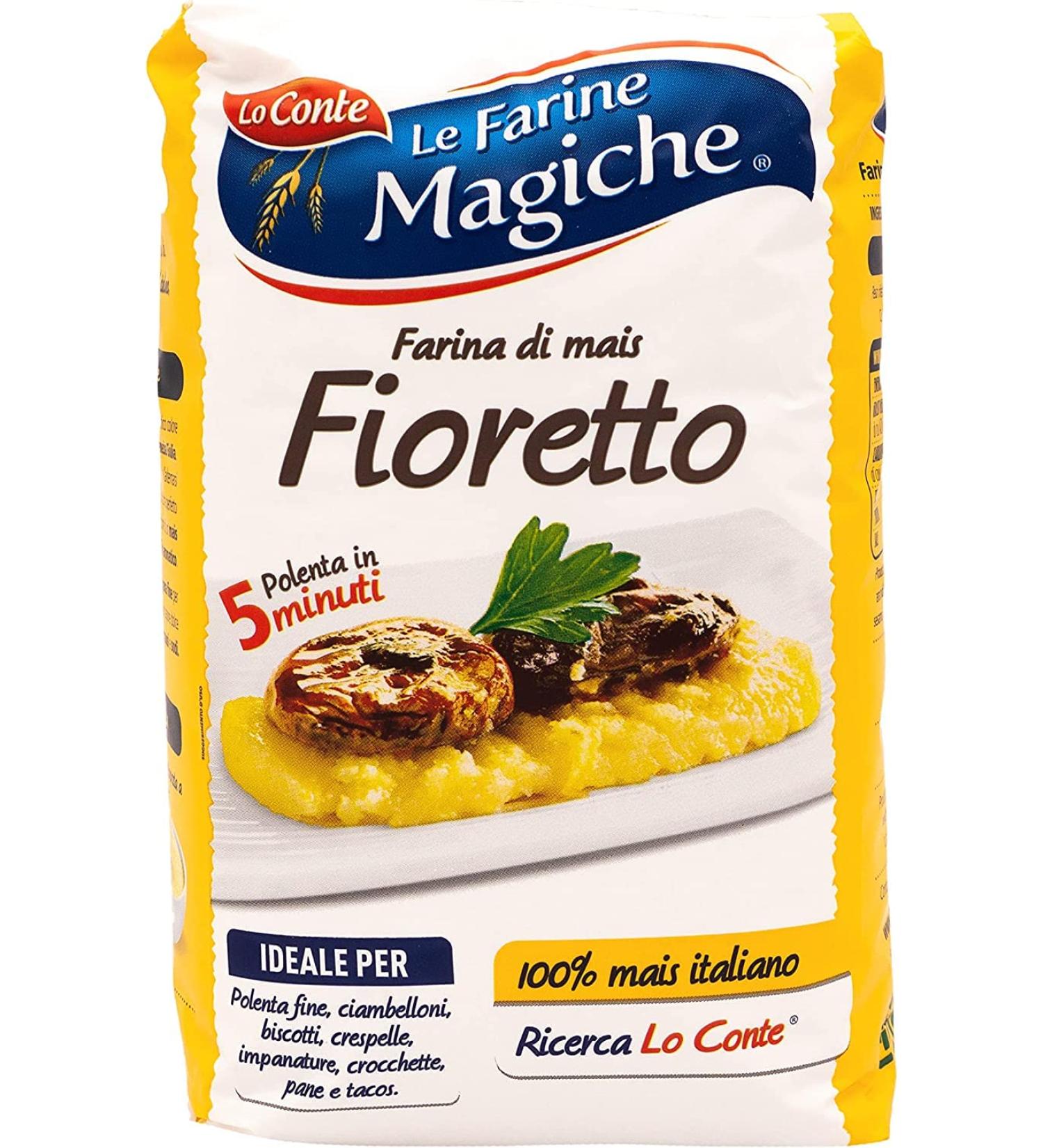 Buy 3x Lo Conte Le Farine Magiche Corn Flour - Farina Di Mais Fioretto for Polenta 1kg | International Shipping Available - Buy Online on GoSupps.com