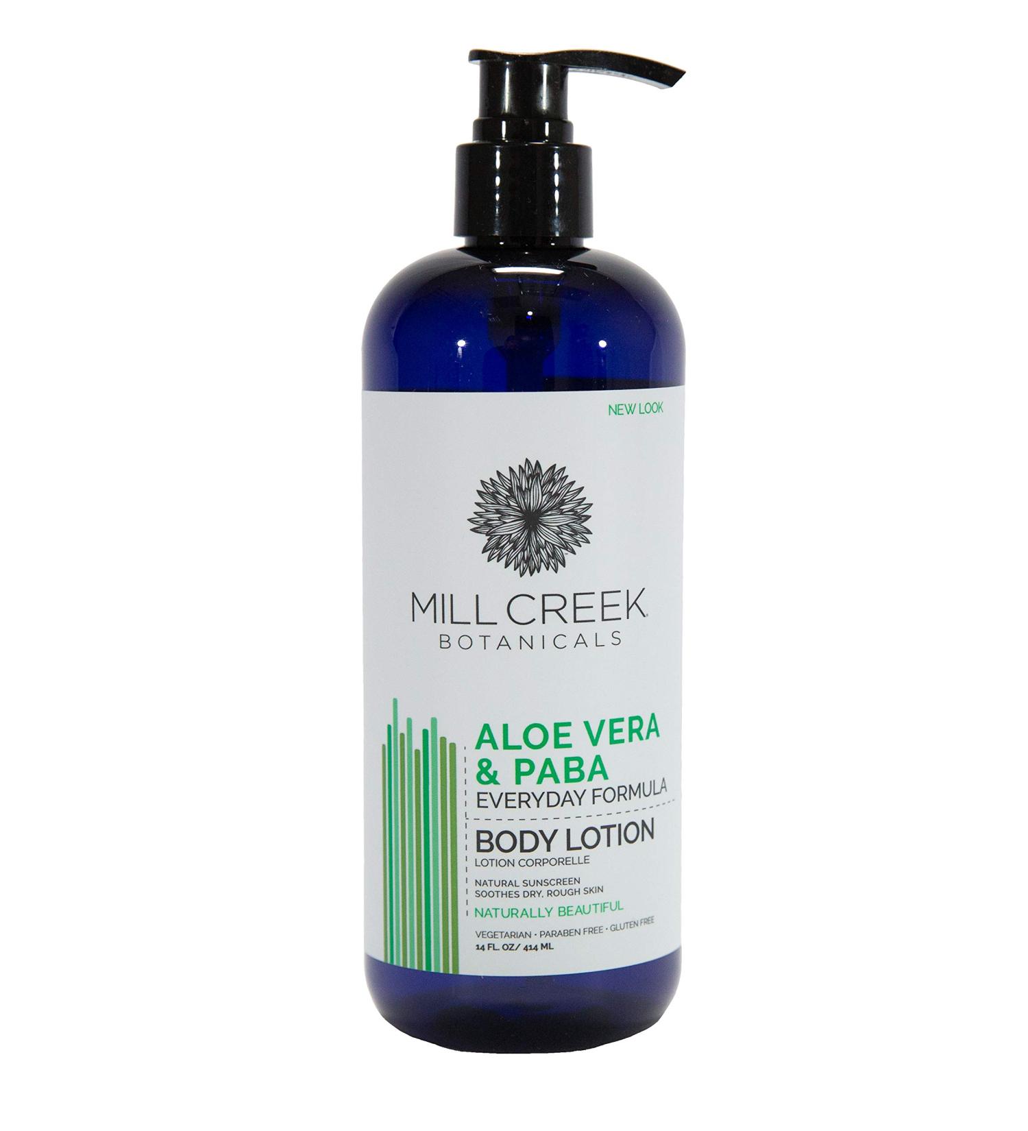 Mill Creek Botanicals Aloe Vera & Paba Lotion 14 oz Pack of 2 - Buy Online on GoSupps.com