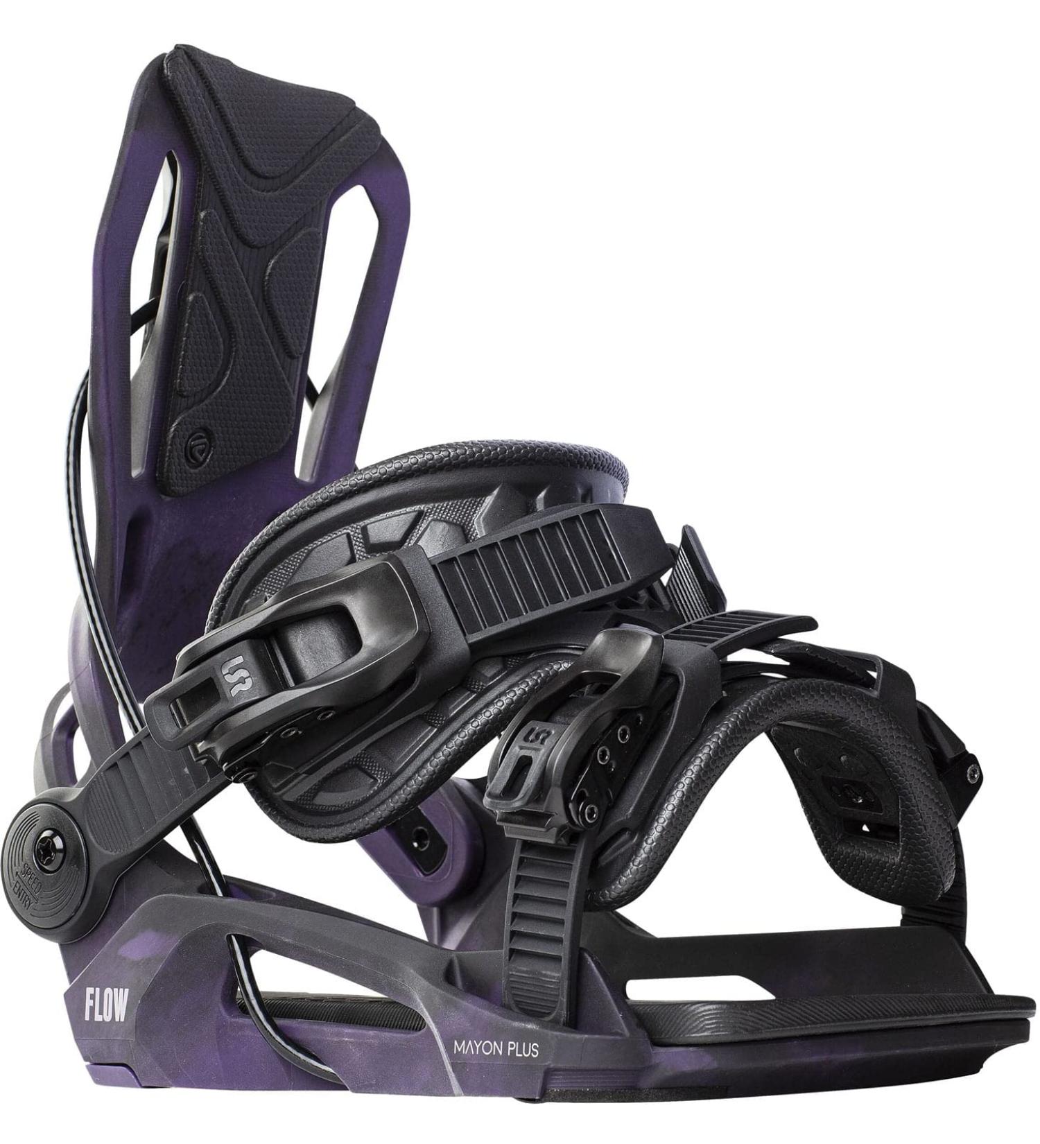Flow Mayon-Plus Fusion 2022 Women's Bindings - Advanced Riders - Black Plum (Medium) - Buy Online on GoSupps.com