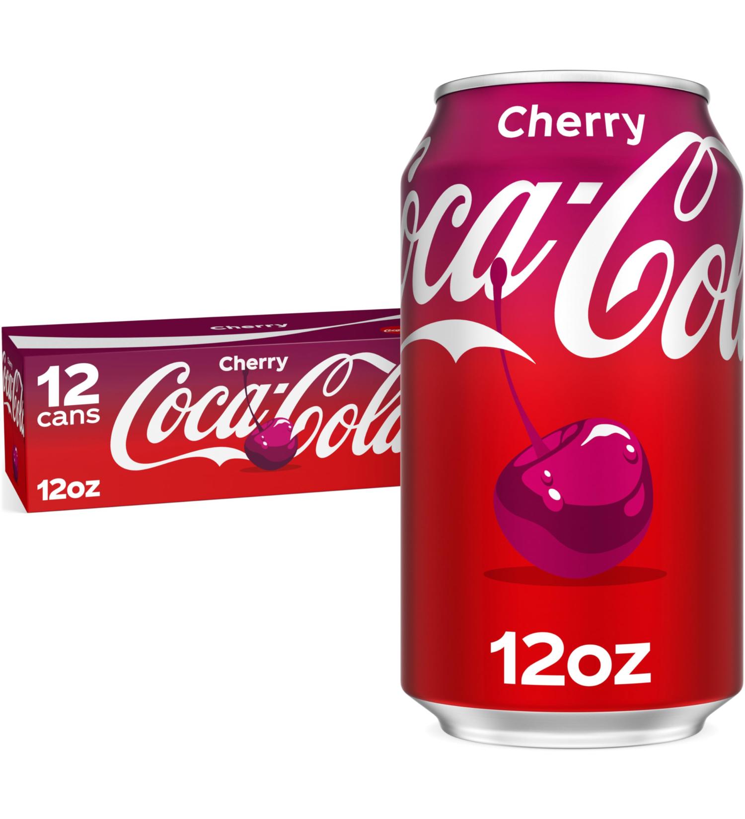 Coca Cola Cherry 12oz 355ml (Pack of 24) - Buy Online on GoSupps.com