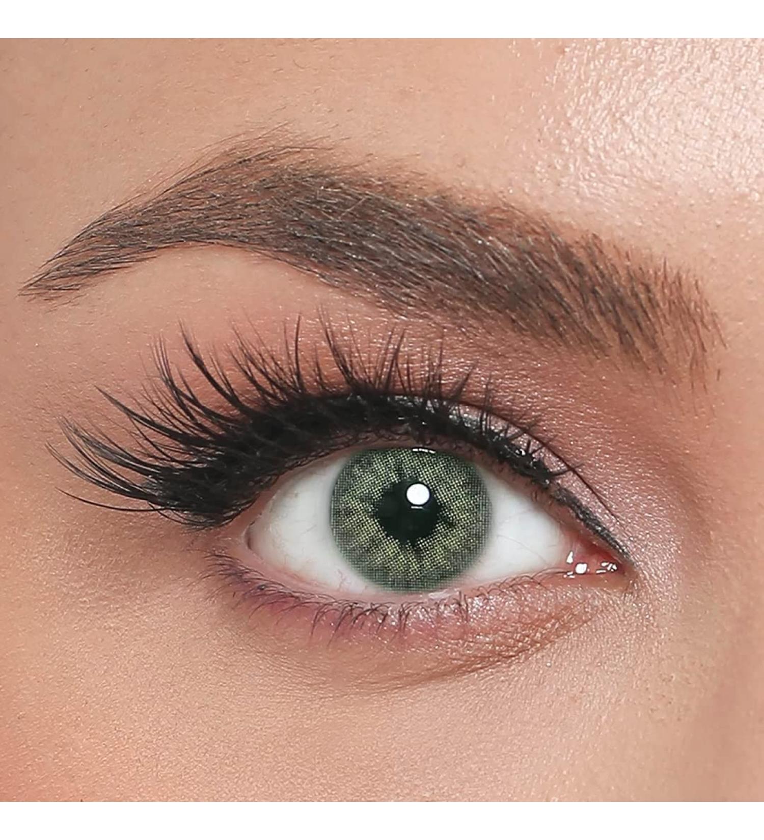 Iconic Jade Colored Contact Lenses - Monthly Wear Lush Green Natural Look - 1 Pair | International Shipping Available - Buy Online on GoSupps.com