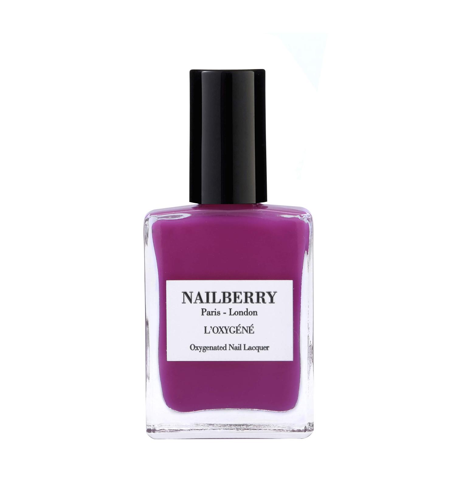 Nailberry L'Oxyg n Oxygenated Nail Lacquer | Hollywood Rose 15ml | Polish for a Healthier Manicure & Long Lasting Colour | 12-Free Vegan Halal Cruelty & Gluten Free