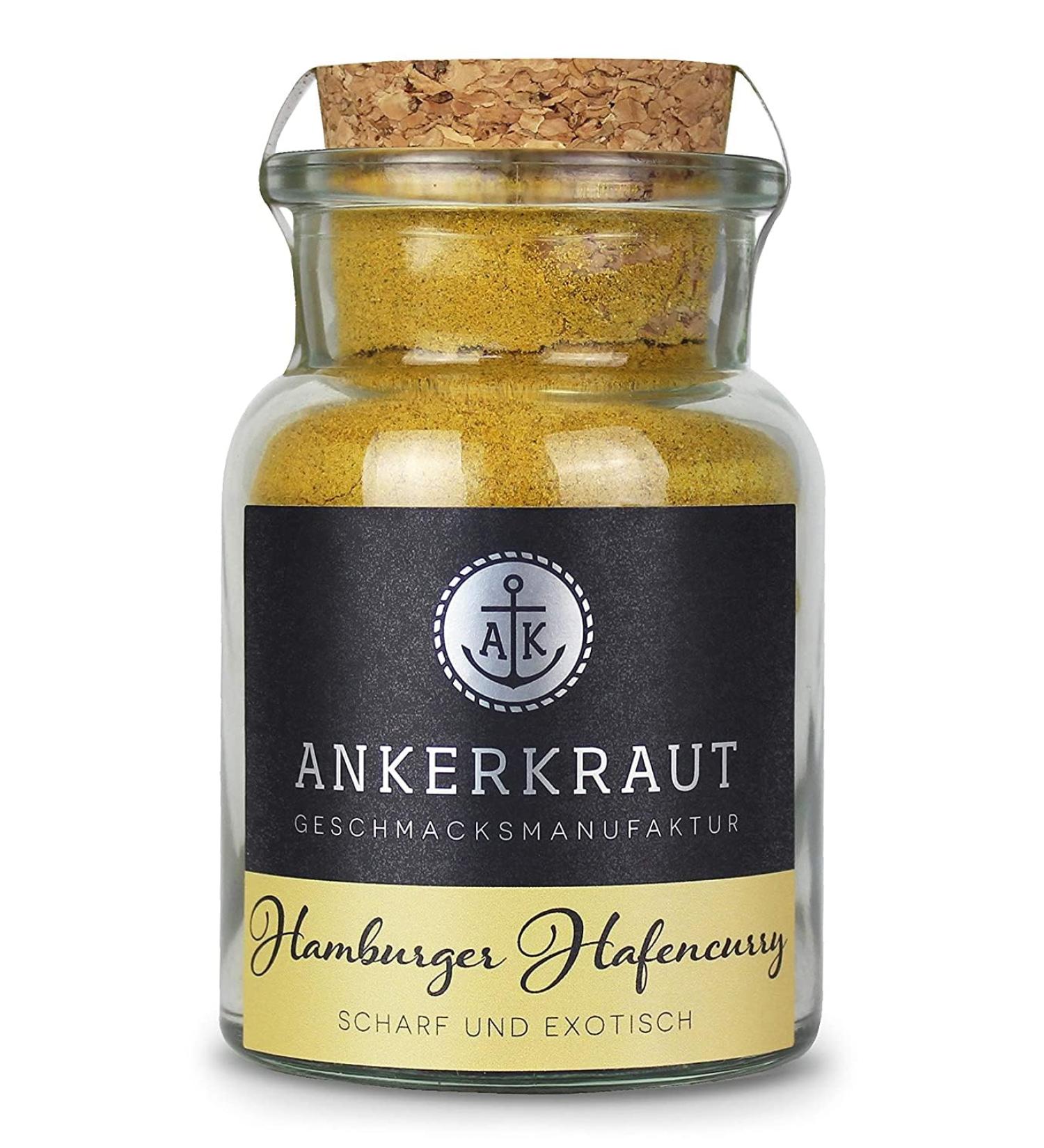 Ankerkraut Hamburg Harbor Curry - Premium Spice for Curries Poultry Rice & Hummus - 60g in Cork Glass - International Shipping Available - Buy Online on GoSupps.com