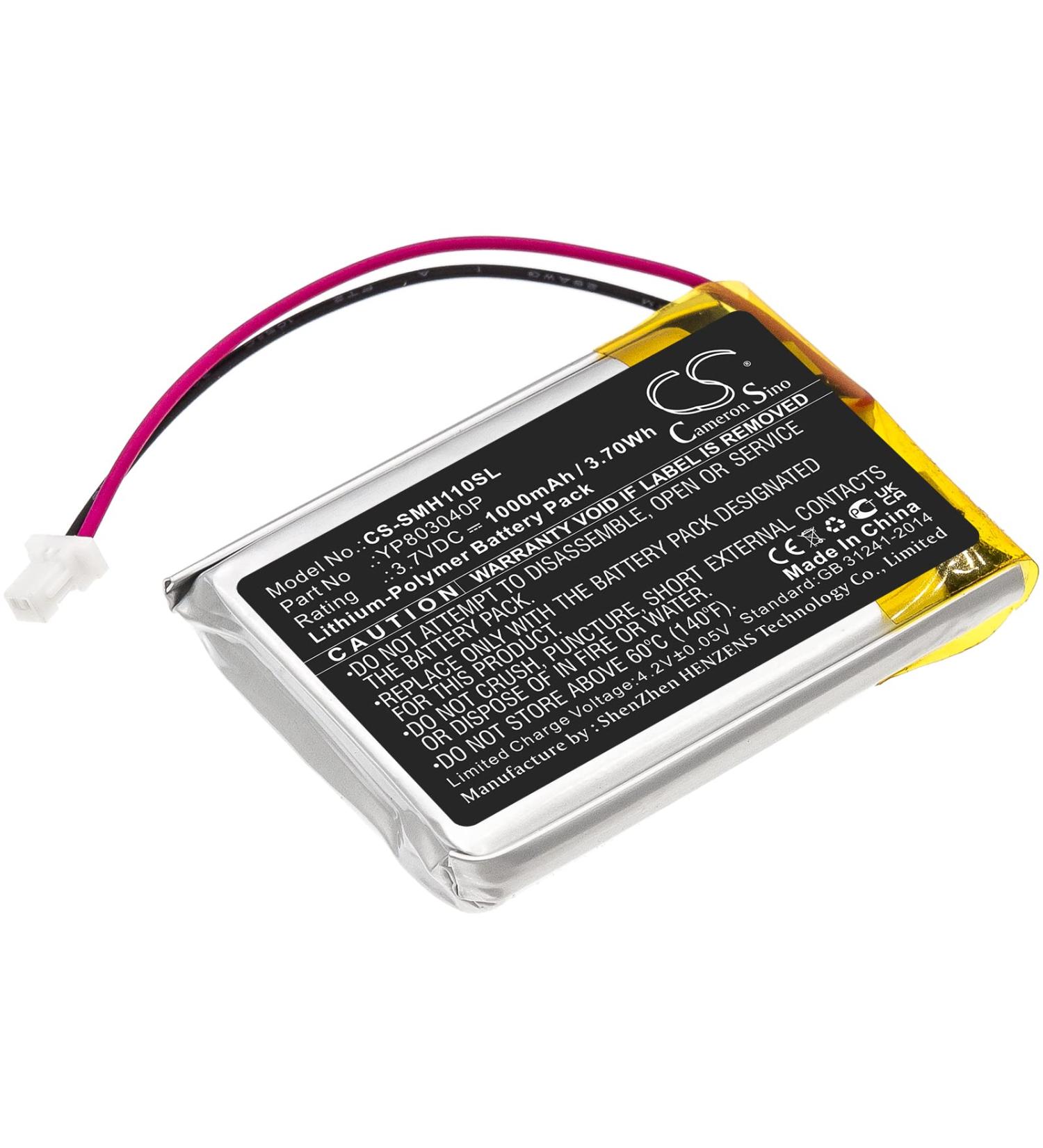 Buy 3.7V 1000mAh YP803040P Battery Replacement - 10C Pro 10C | Fast International Shipping - Buy Online on GoSupps.com