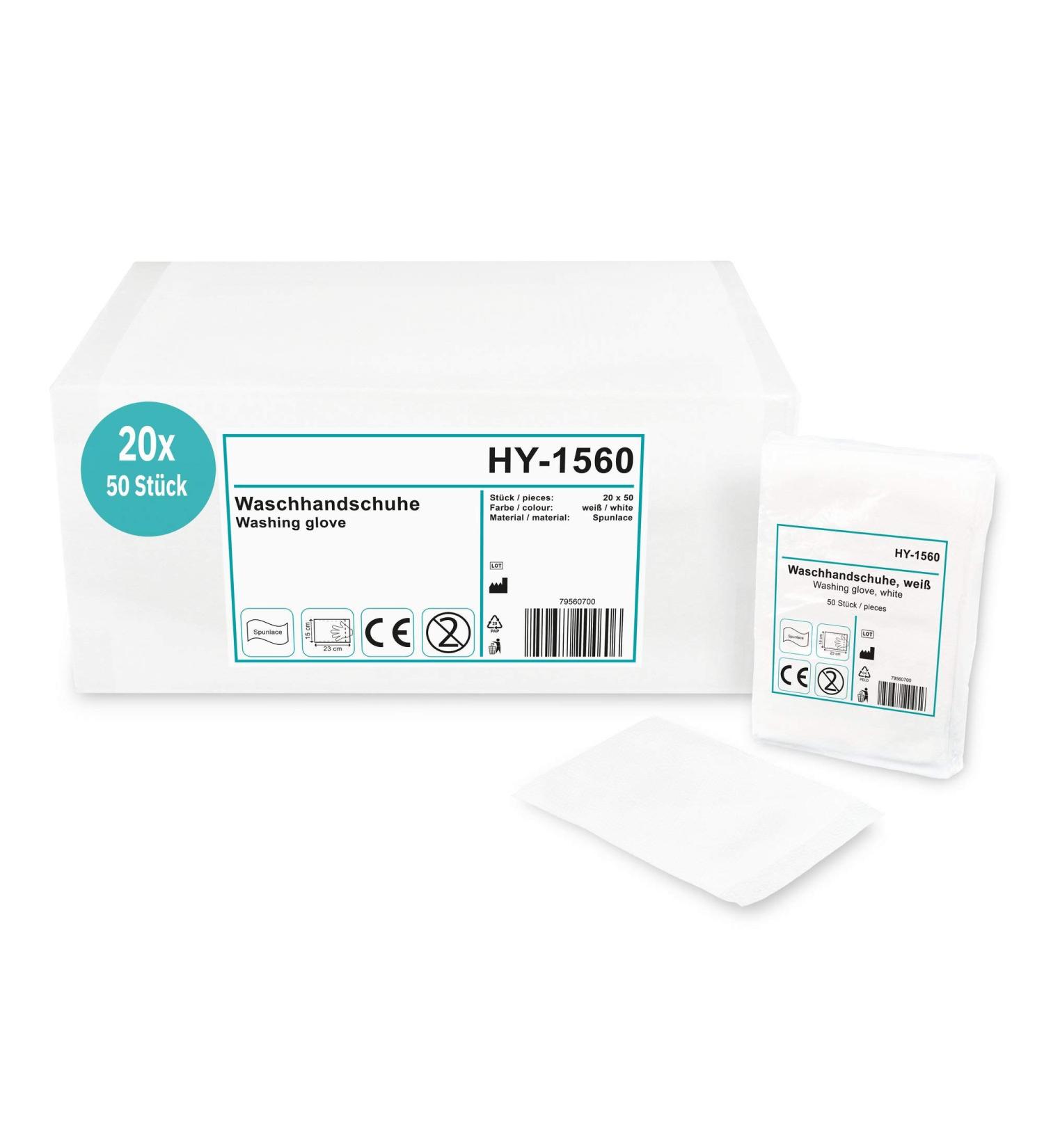 Buy Hypafol Single-Wash Gloves (1000 Pack) - Soft Skin-Friendly Disposable Flaps for Body & Intimate Care - Perfect for Babies & Adults - 15x23cm Tear-Resistant Fabric - Buy Online on GoSupps.com