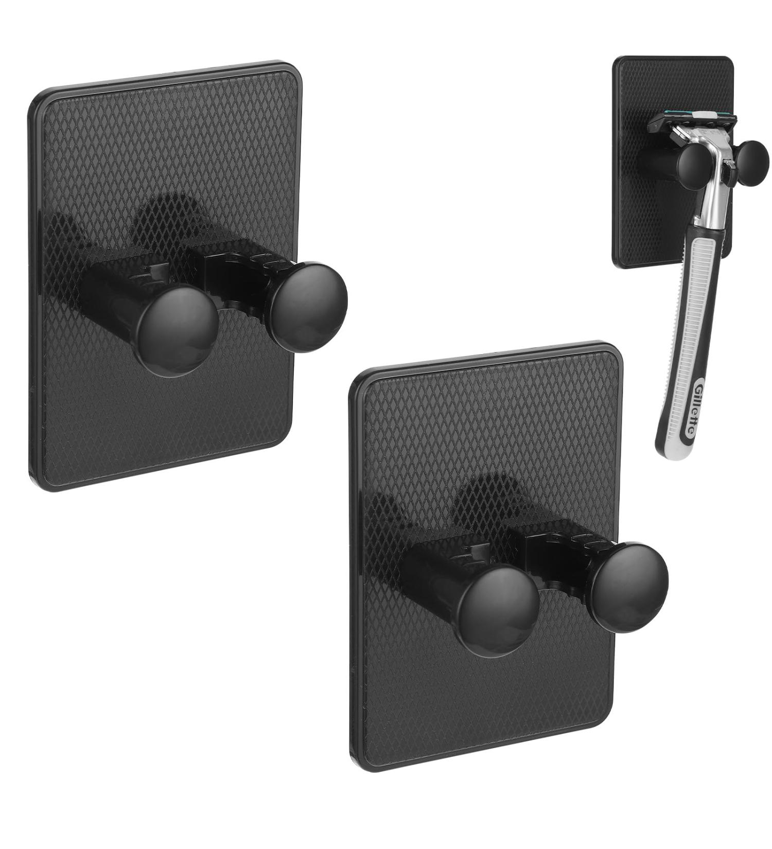 Sibba 6-Piece Waterproof Razor Bracket & Multi-Purpose Hook Set - Rust-Free Shower Towel Loofah Kitchen & Office Holders - No Drilling Required - Buy Online on GoSupps.com