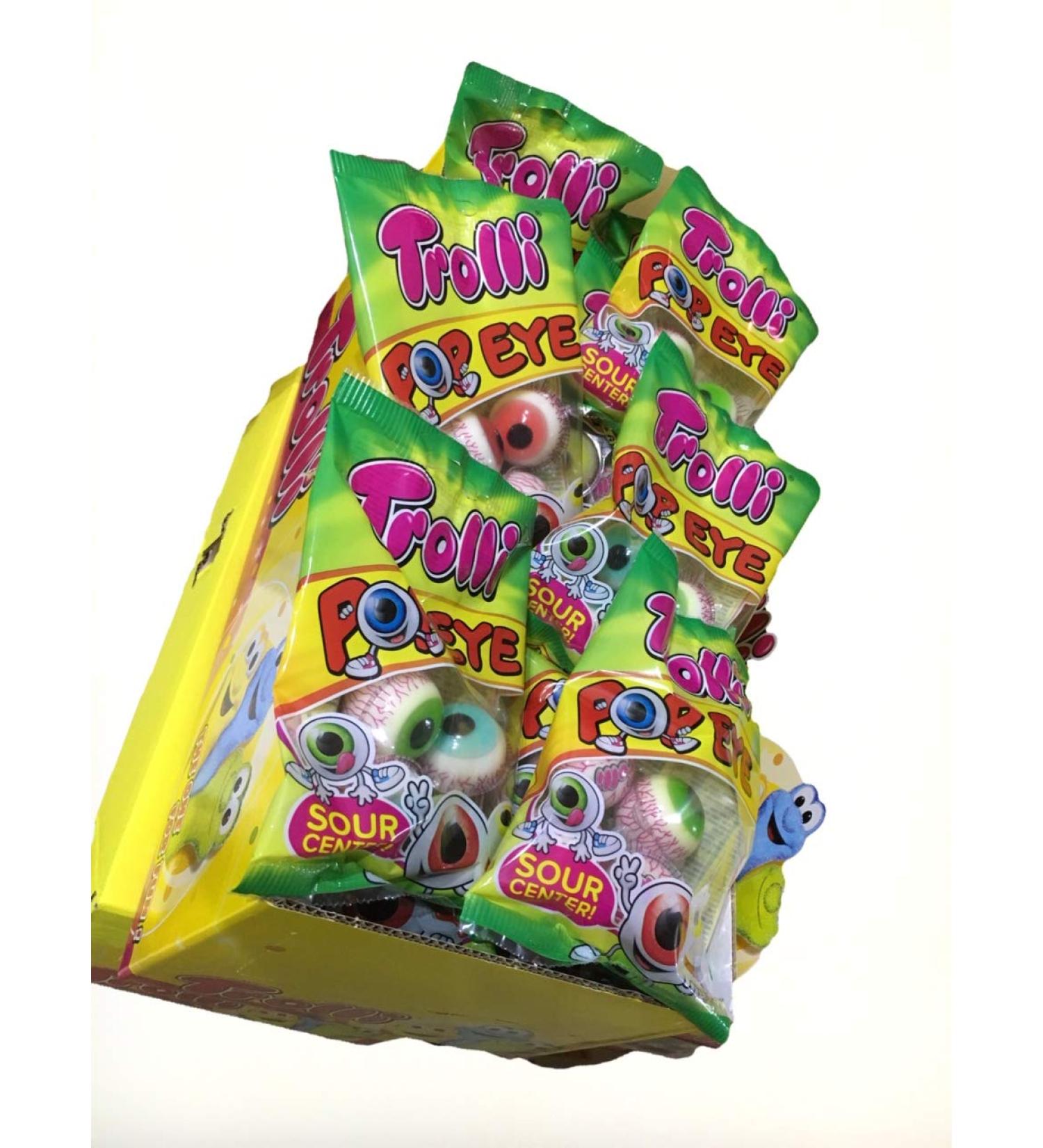  Trolli Trolli POP EYE / Glotzer Pack of 84 sachets of 21 x 75g each - Buy Online on GoSupps.com