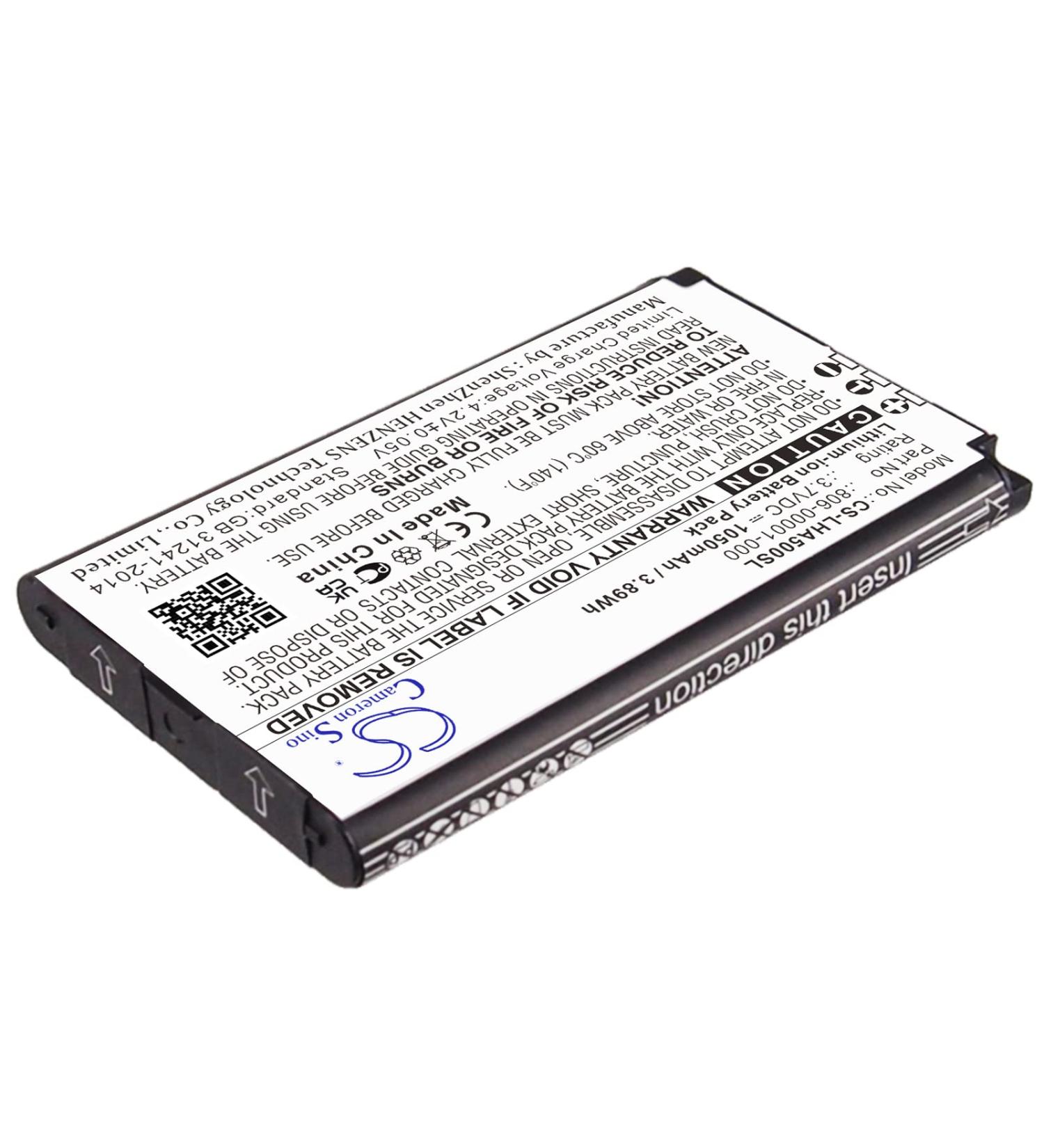 PRUVA Battery for Lightspeed A500 Aviation Tango - 1050mAh P/N: 806-00001-000 | International Shipping Available - Buy Online on GoSupps.com