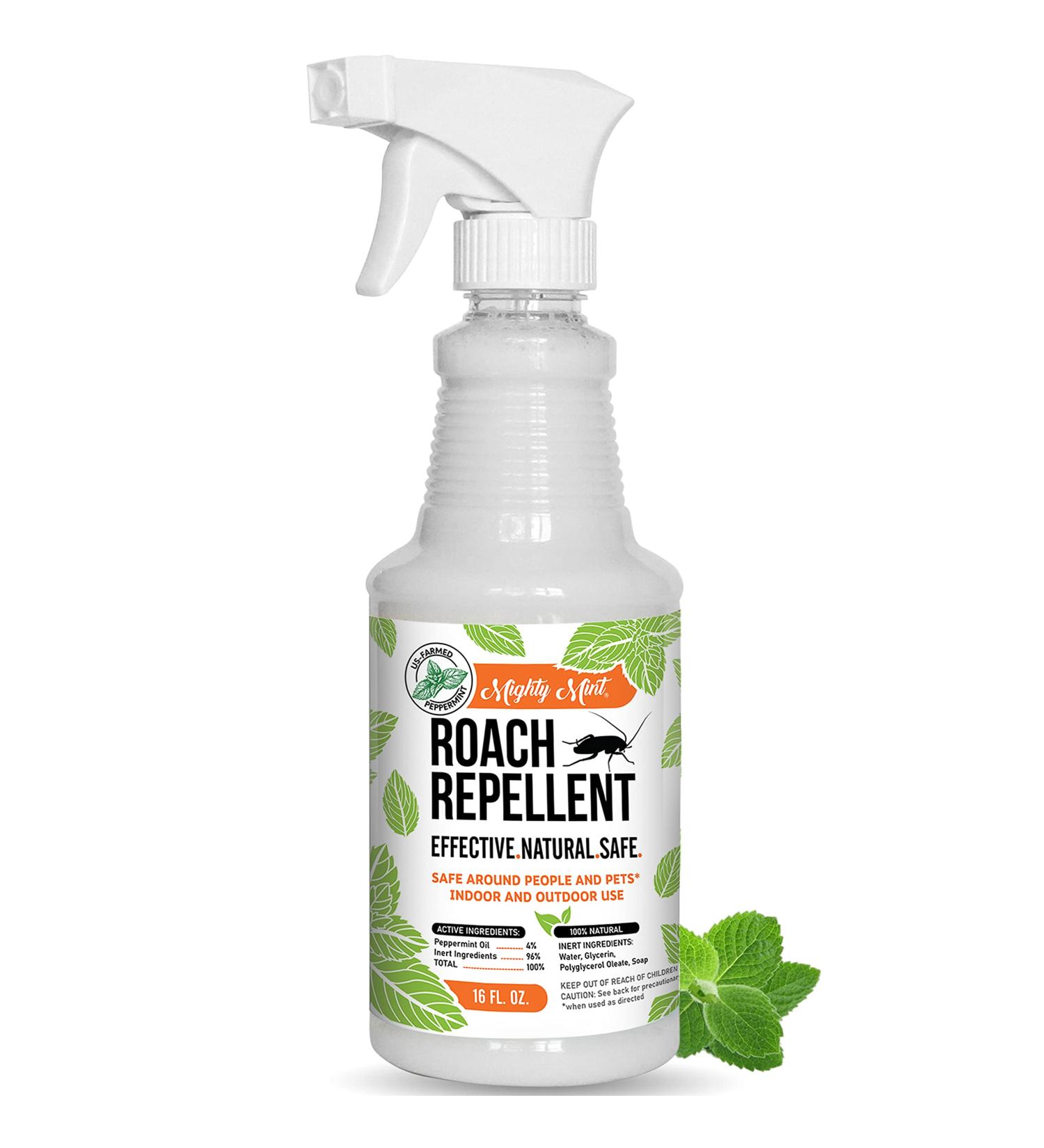 Mighty Mint 16oz Natural Peppermint Oil Spray - Cockroach Repellent - Buy Online on GoSupps.com