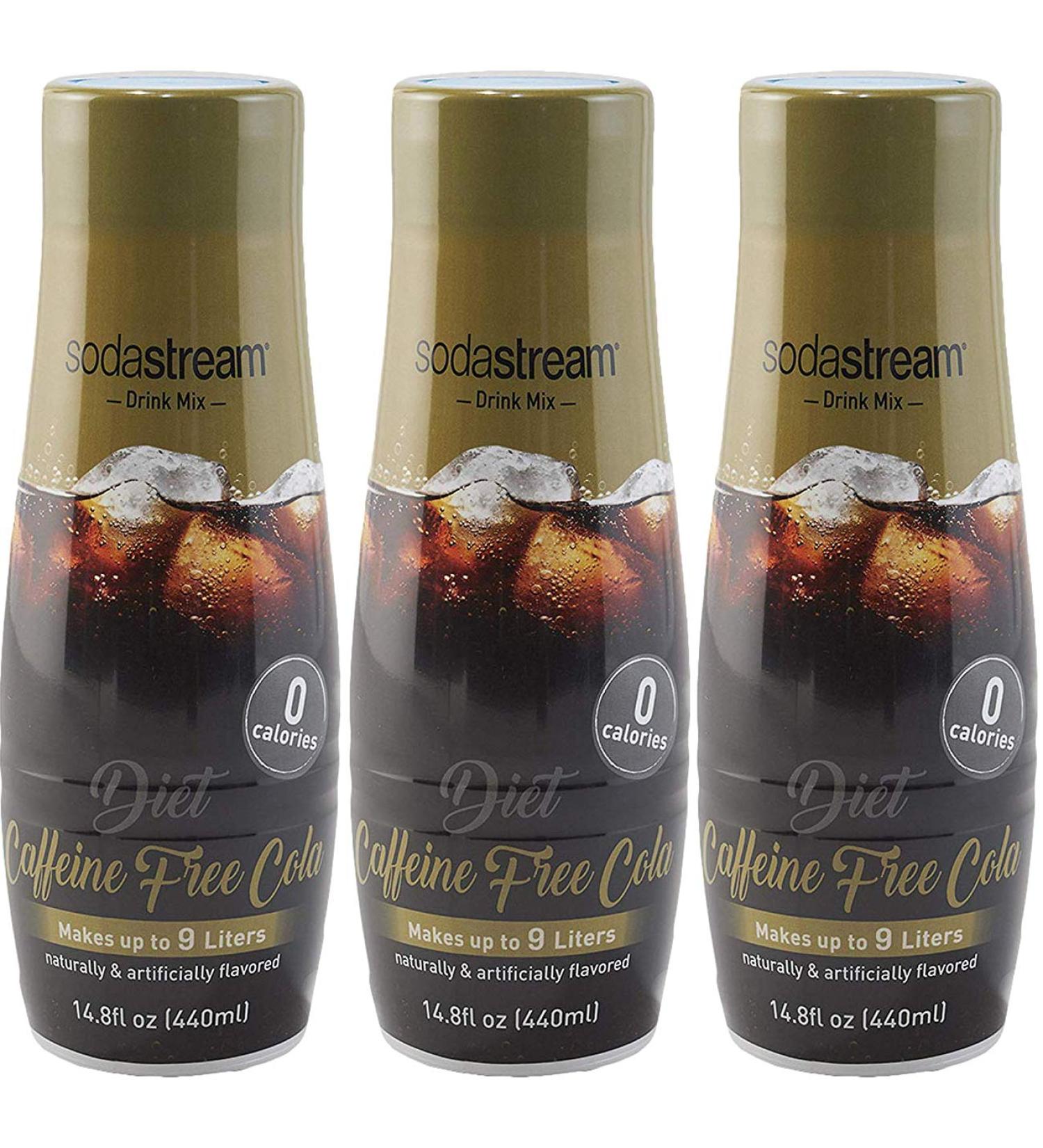 SodaStream Diet Caffeine Free Cola 440ml 3 Pack - 14.8 Fl Oz (Pack of 3) - Buy Online on GoSupps.com